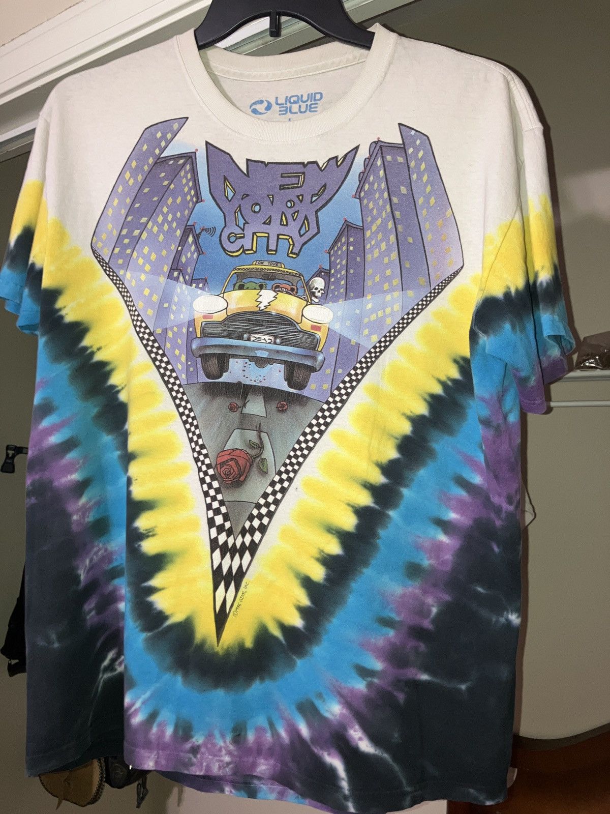 GRATEFUL DEAD TAXI NYC MADISON SQUARE GARDEN SHIRT