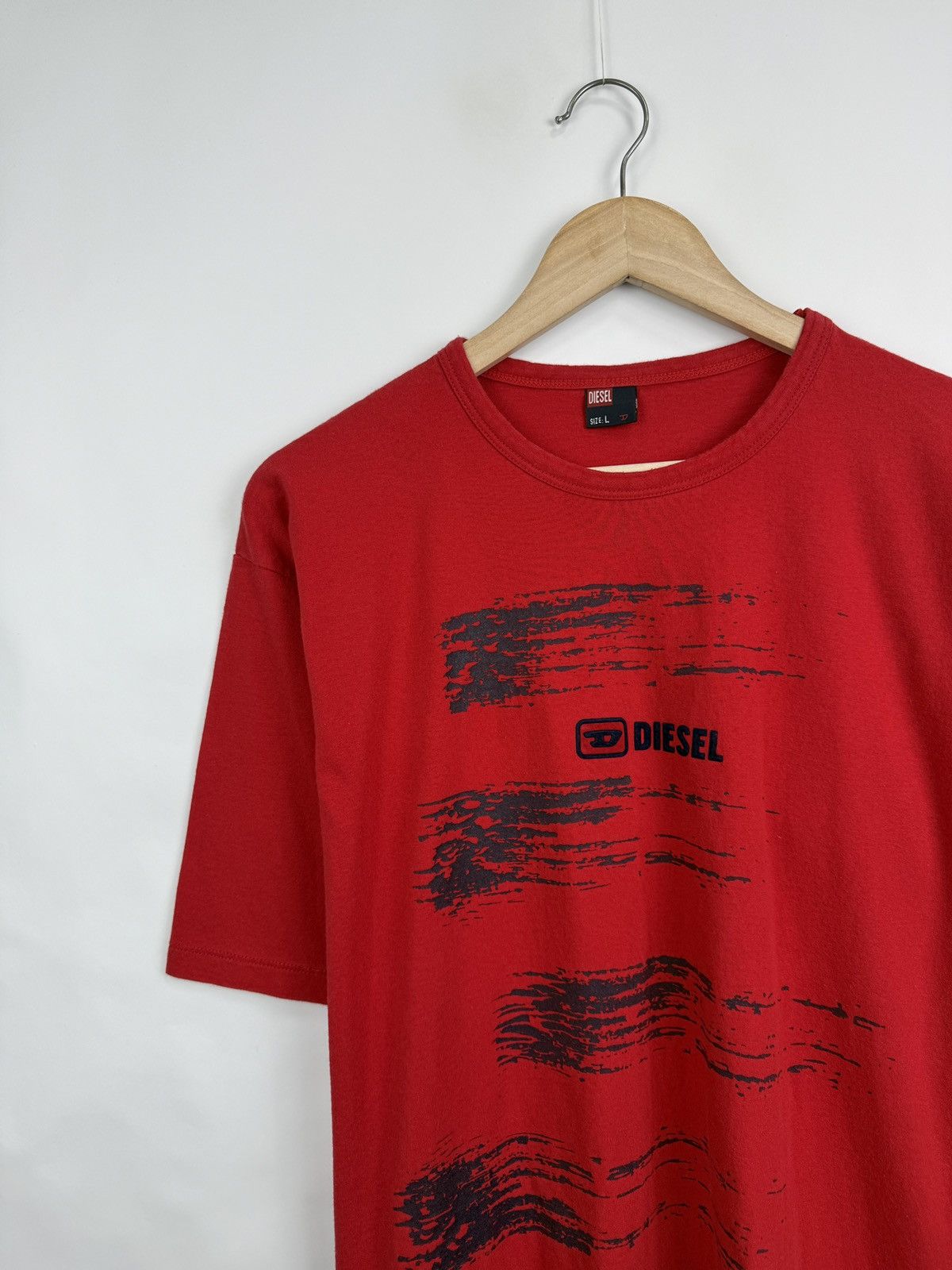 Diesel 🇺🇸 Vintage 90s Diesel Archive Art Big Logo T-Shirt Rare Retro Size US L / EU 52-54 / 3 - 2 Thumbnail