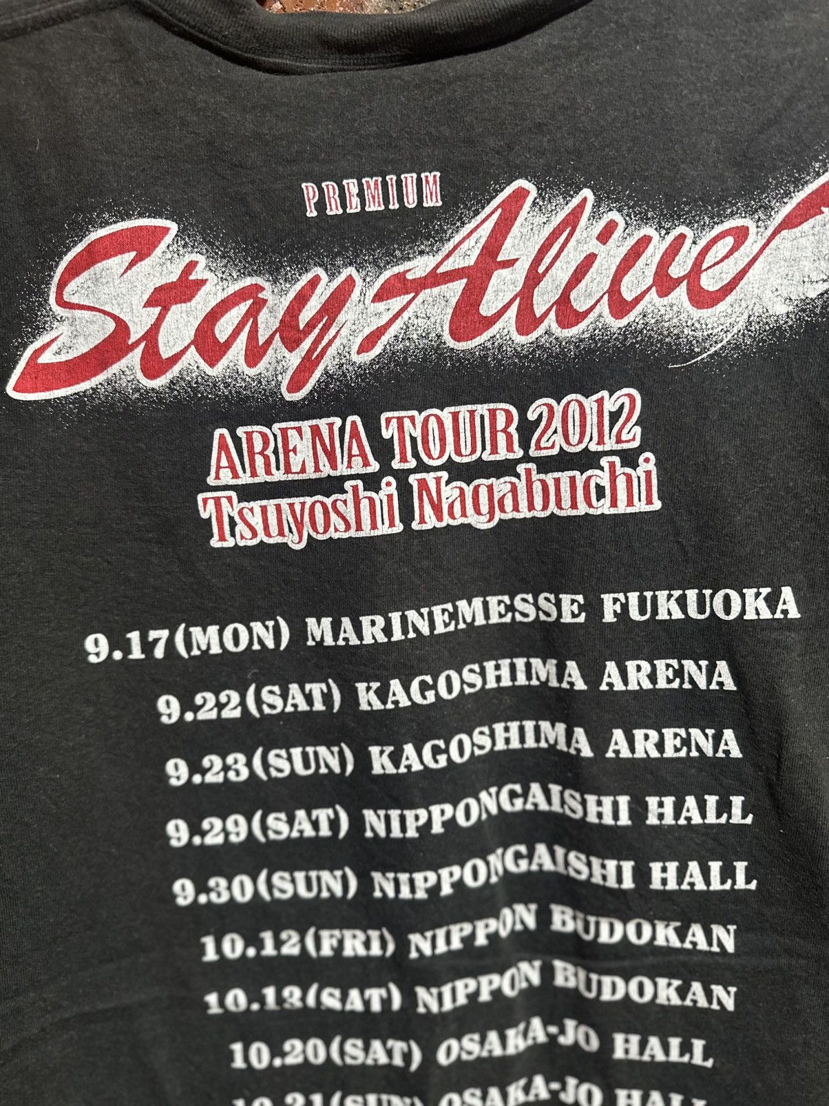 Band Tees Vintage Stay Alive Tsuyoshi Nagabuchi Faded Tee Size US M / EU 48-50 / 2 - 9 Thumbnail