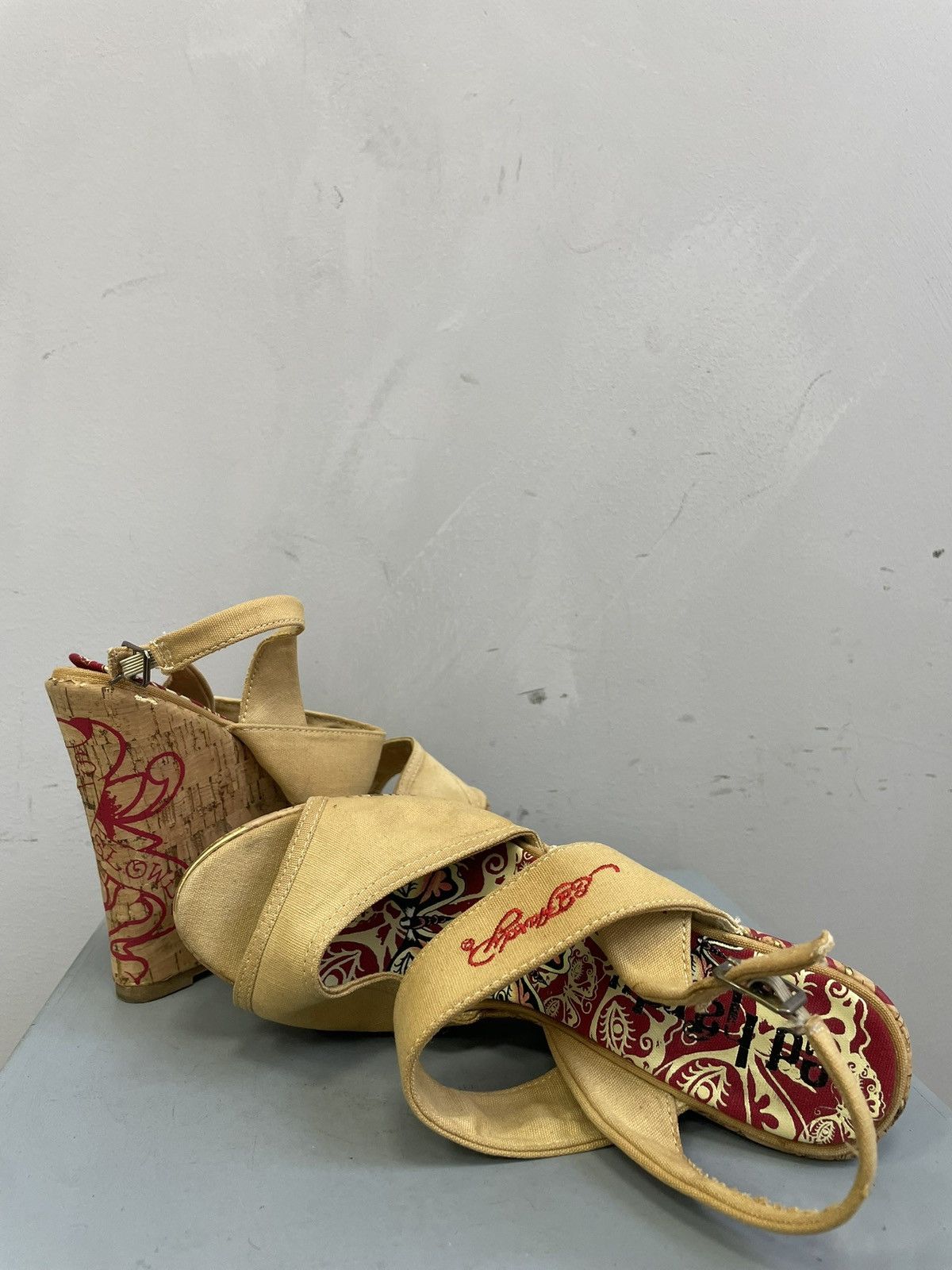Ed Hardy Vintage heel edhardy Christian AUDIGier shoes fashion y2k Size US 7 / IT 37 - 10 Thumbnail