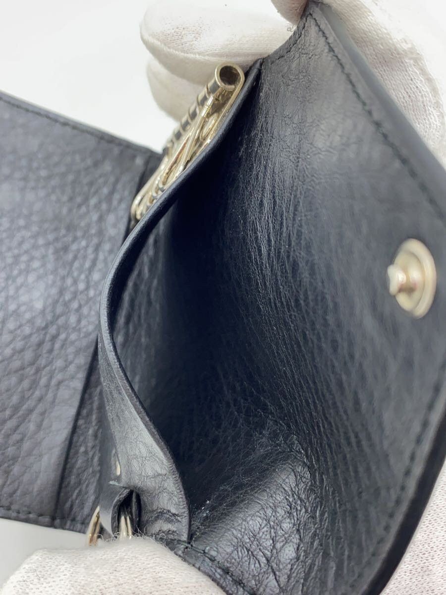 Balenciaga Balenciaga Leather Key Case Black Size ONE SIZE - 5 Thumbnail