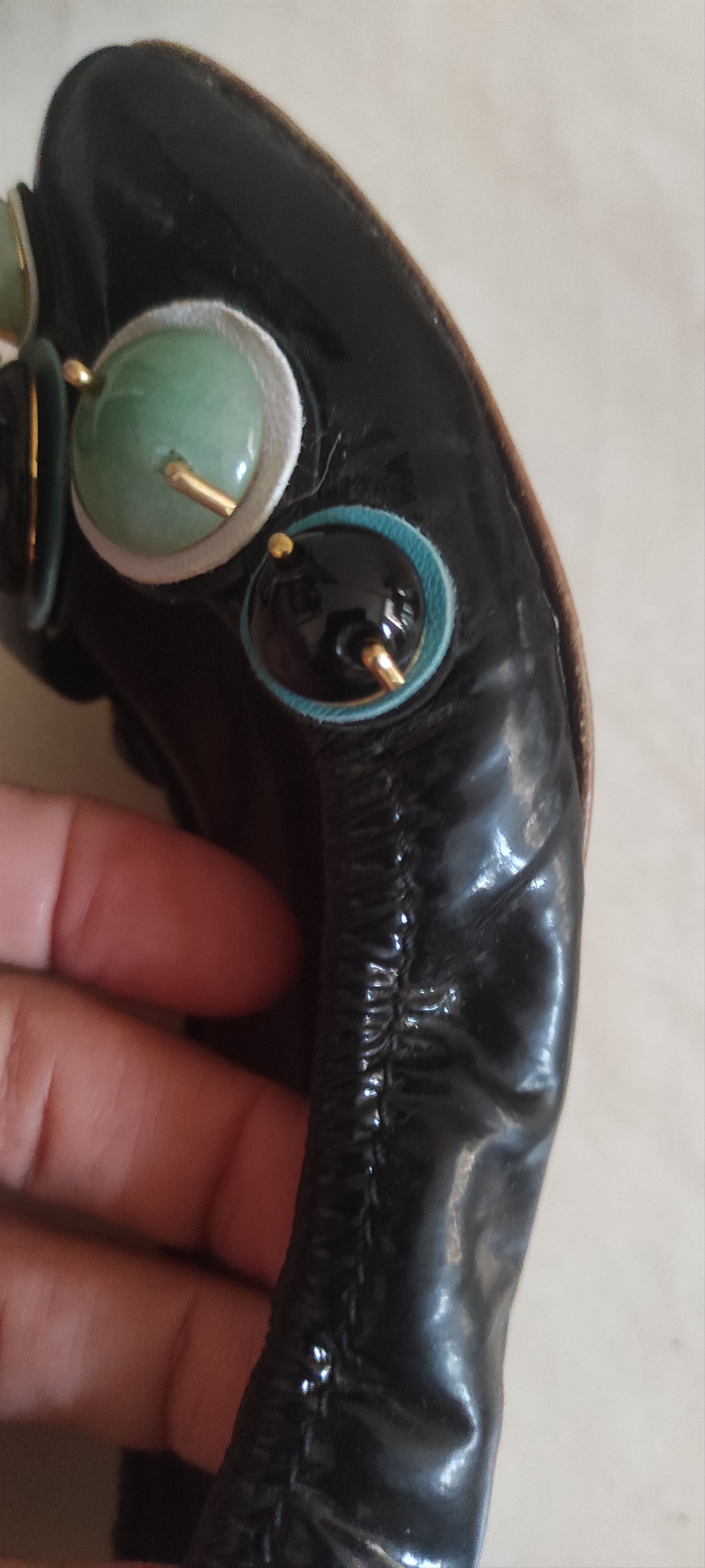 Miu Miu Miu Miu Embellished Ballerinas Black Made in Italy Size US 6 / IT 36 - 8 Thumbnail