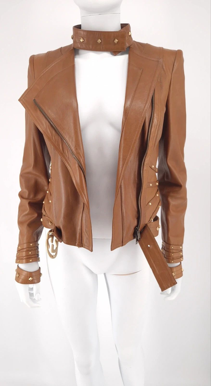 Gucci Gucci by TF SS2004 Leather Jacket Size S / US 4 / IT 40 - 2 Thumbnail