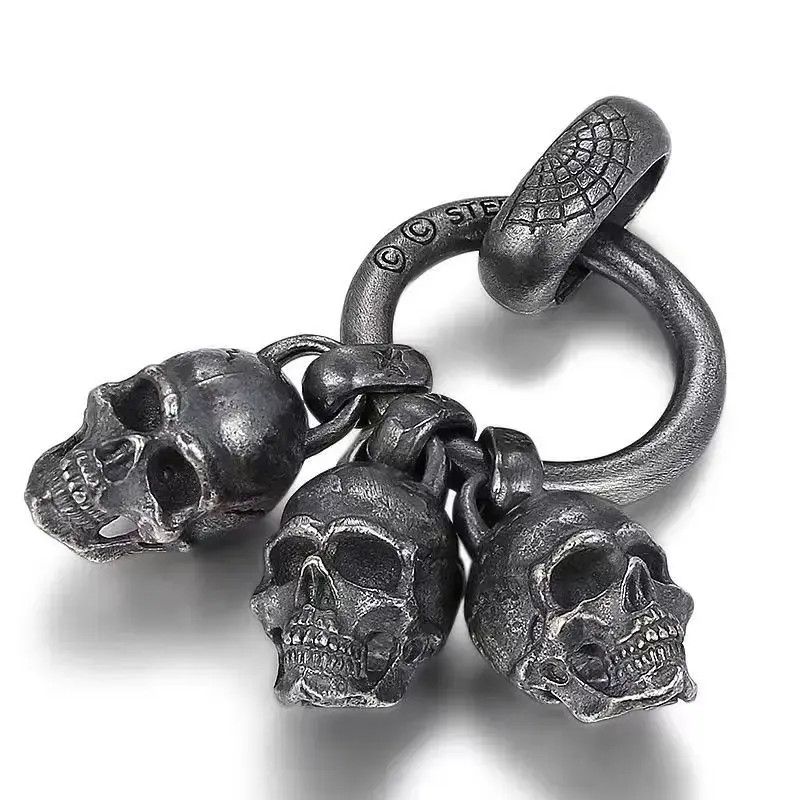 Jewelry Skull Pendant Necklace Size ONE SIZE - 3 Thumbnail