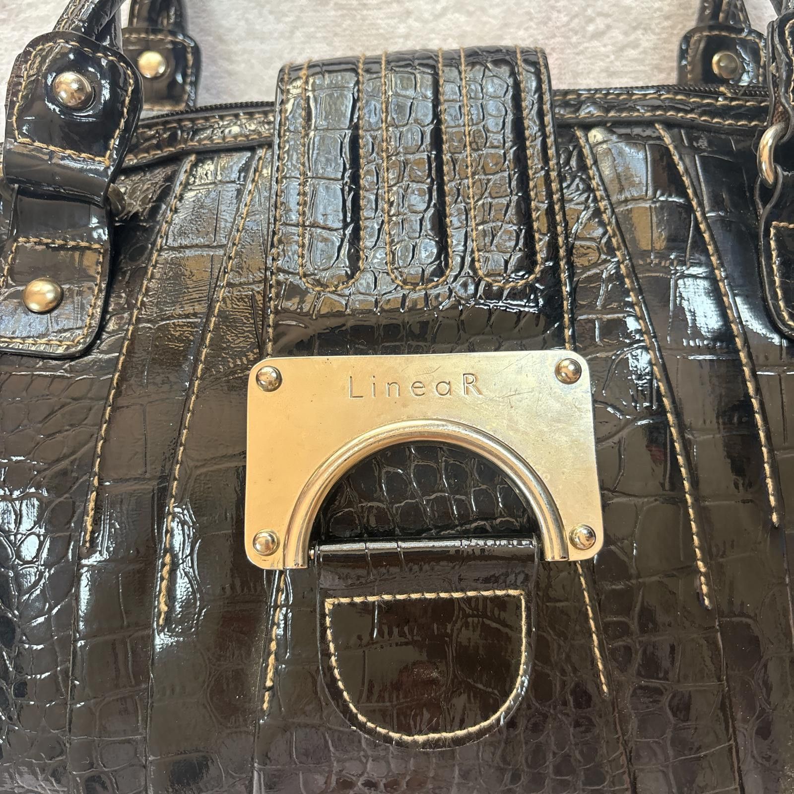 Other y2k grunge black leather purse Size ONE SIZE - 5 Thumbnail