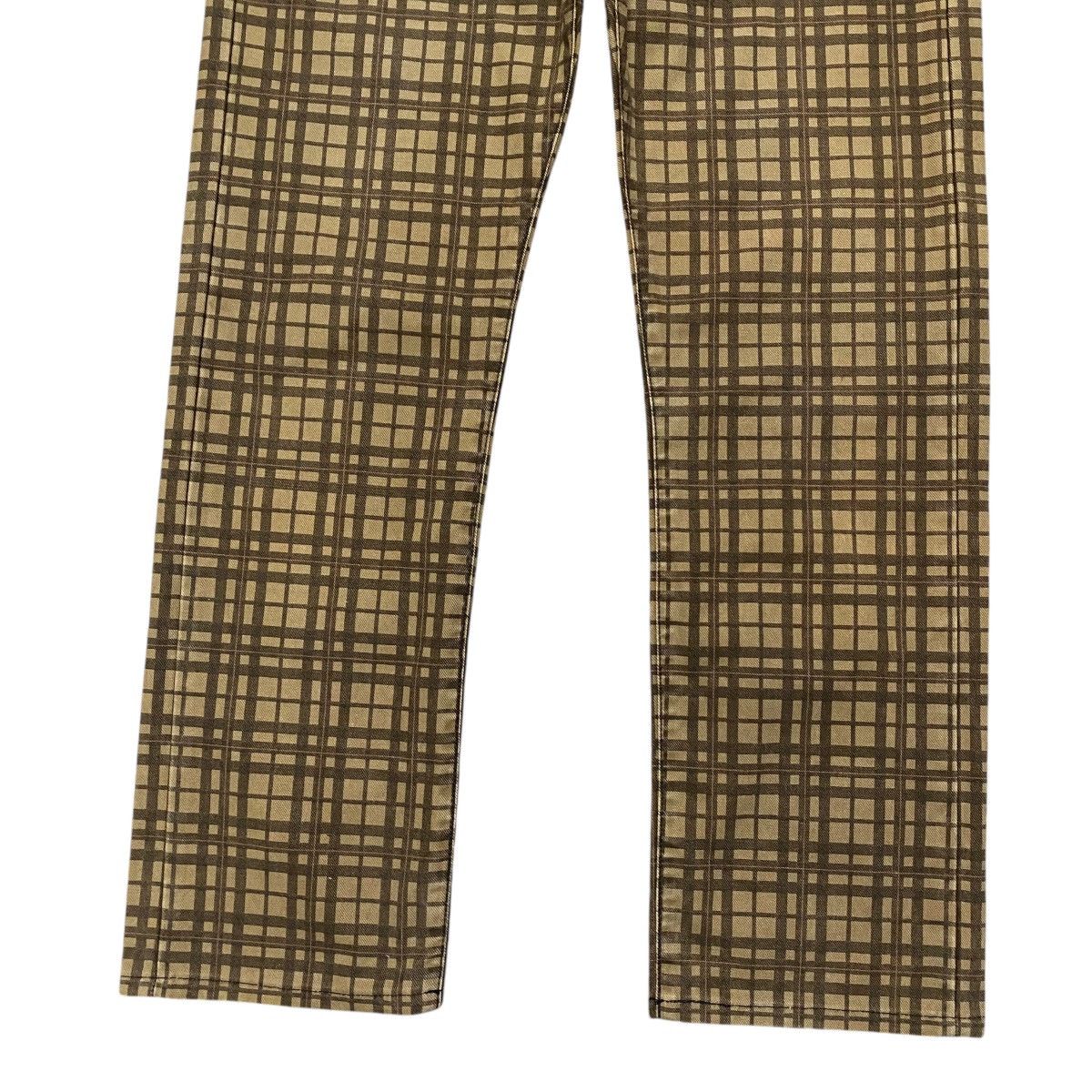 Levi's Vintage Levis 505 Brown Checkered Jeans Size US 32 / EU 48 - 6 Thumbnail