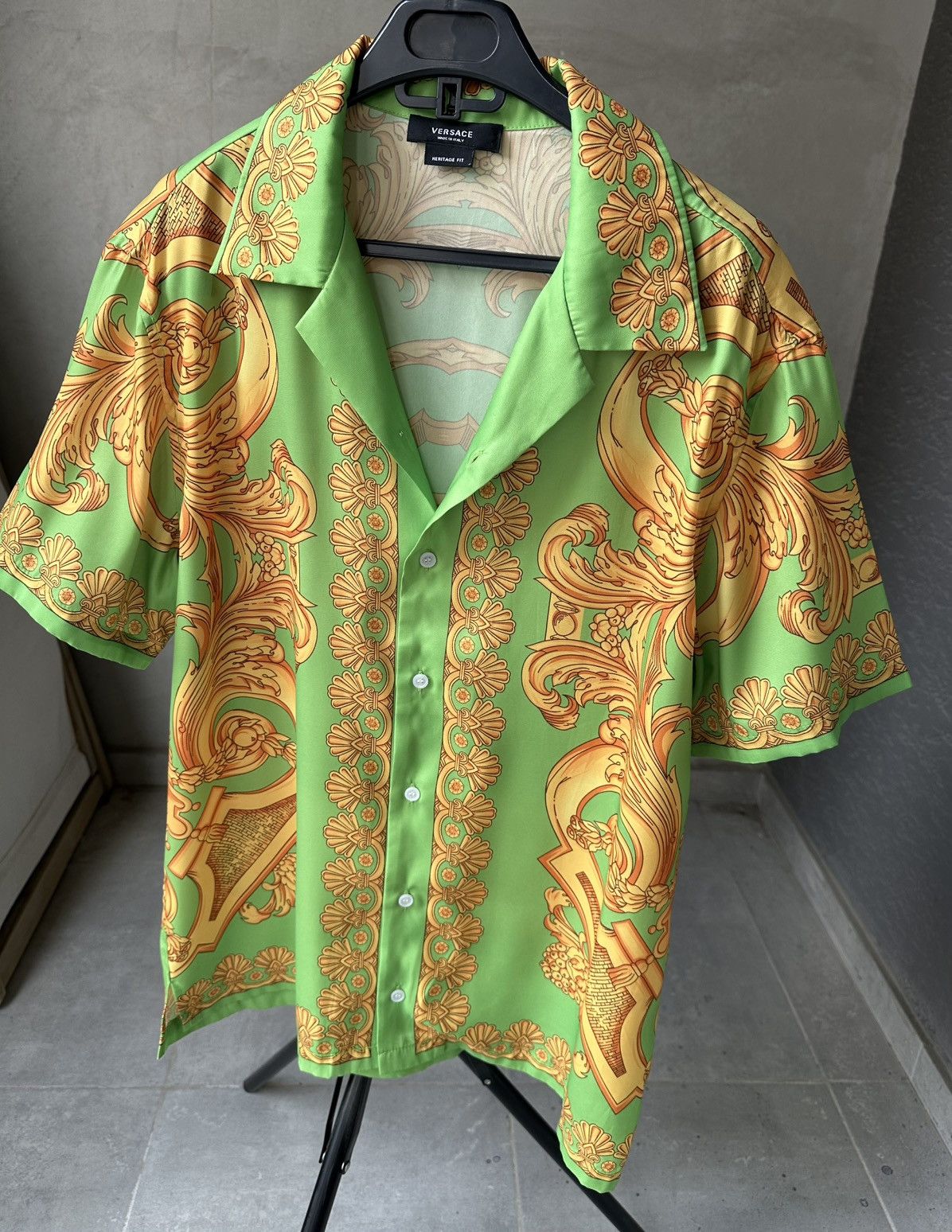 Versace Versace Silk Barocco Medusa shirt Size US L / EU 52-54 / 3 - 3 Thumbnail