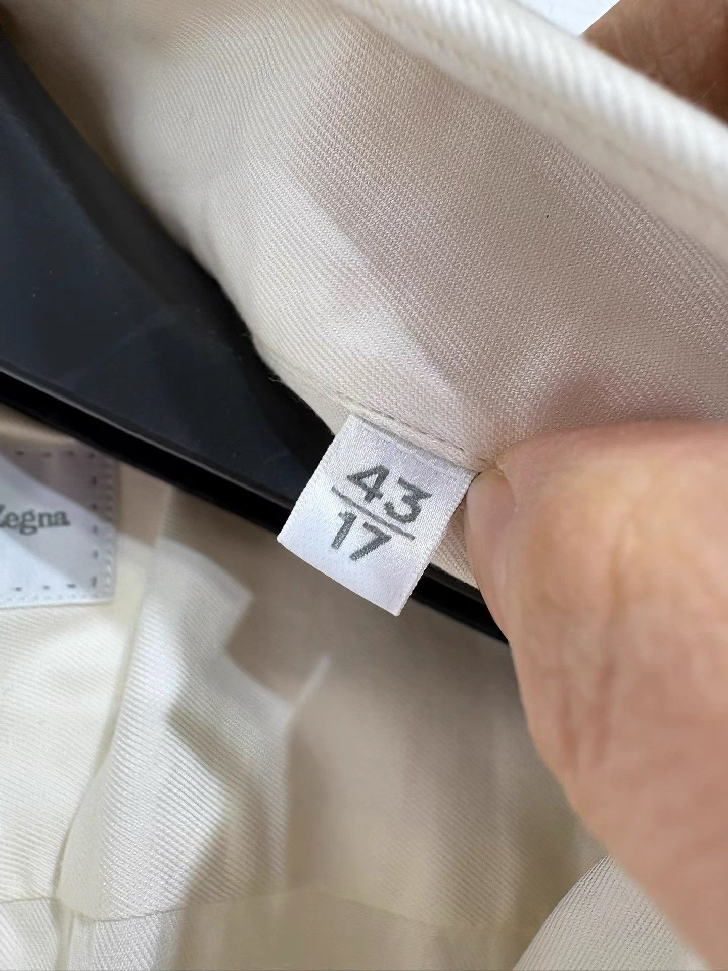 Ermenegildo Zegna Ermenegildo Zegna White Long Sleeve Shirt K29 Size US M / EU 48-50 / 2 - 4 Thumbnail