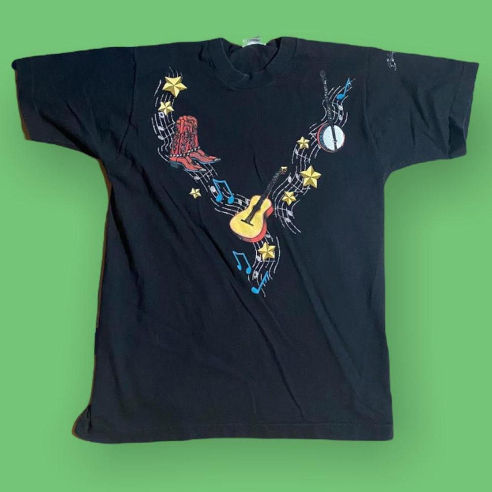 Fruit Of The Loom Vintage 90s black hills south dakota tee shirt black Size US M / EU 48-50 / 2 - 1 Thumbnail
