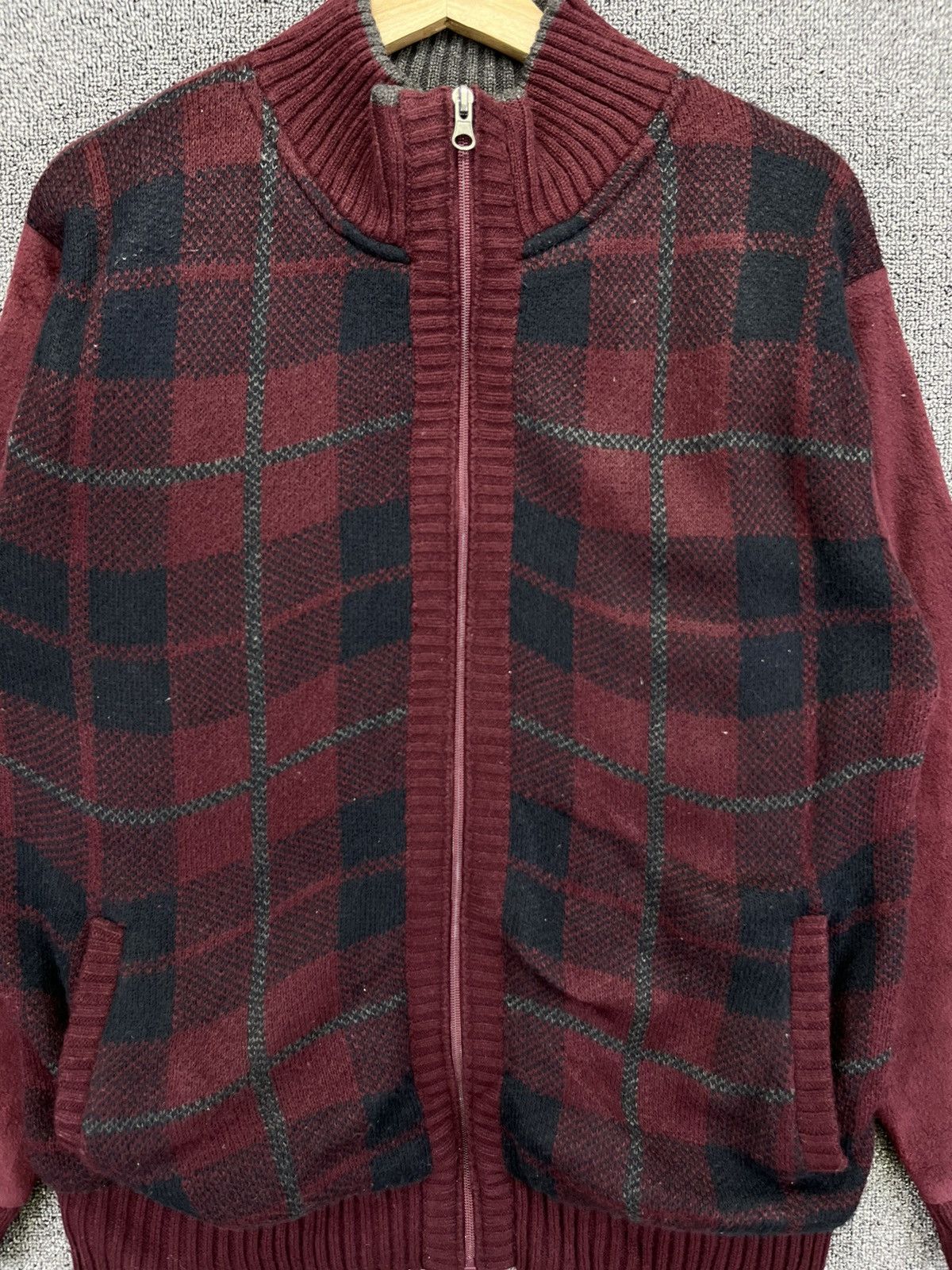 Gianni Valentino Vintage Gianni Valentino Rare Knit Jacket Size US L / EU 52-54 / 3 - 5 Thumbnail