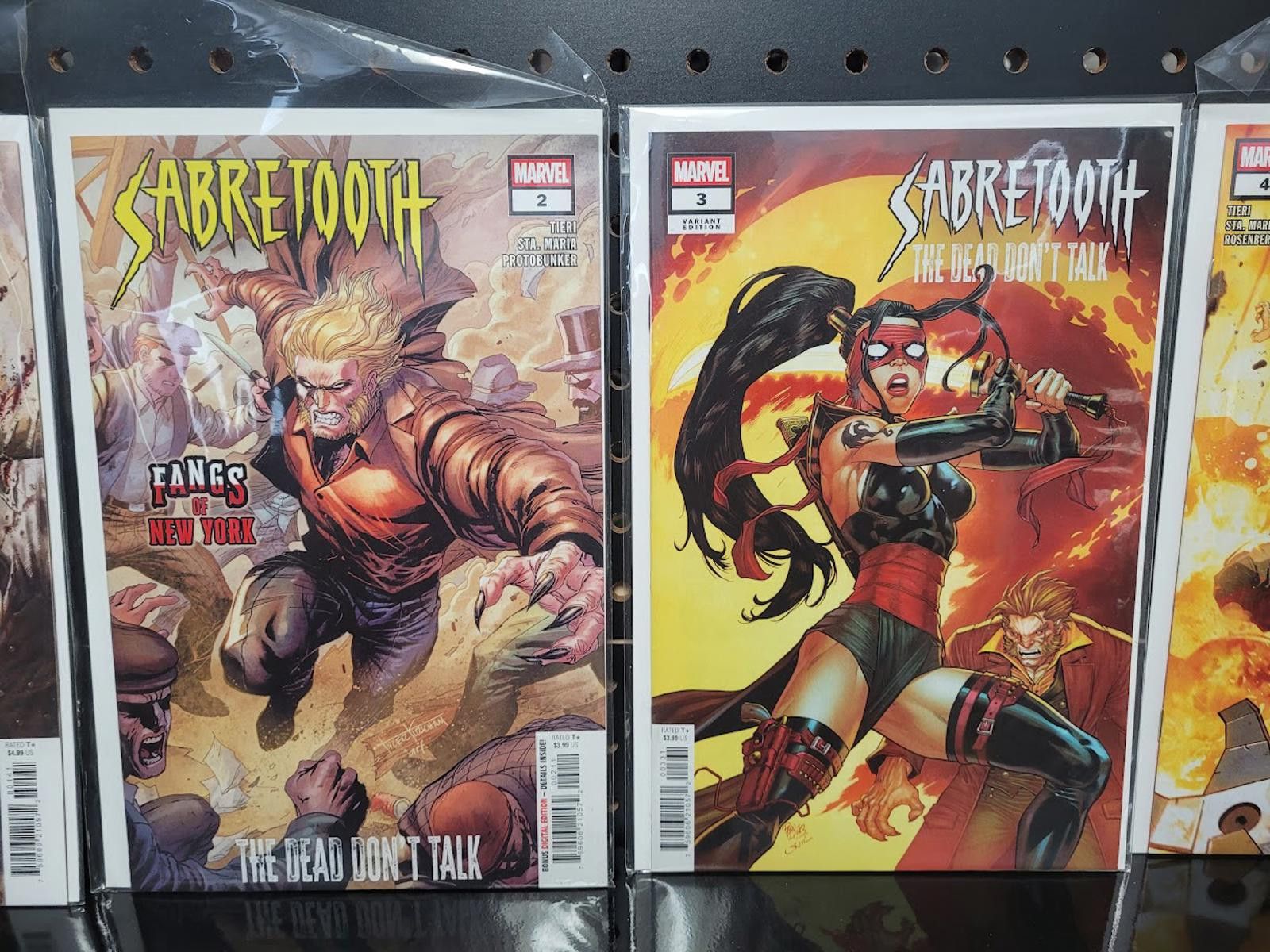 Marvel Comics Five-issue set of Sabretooth The Dead Don't Talk (2024-2025) Size ONE SIZE - 3 Thumbnail
