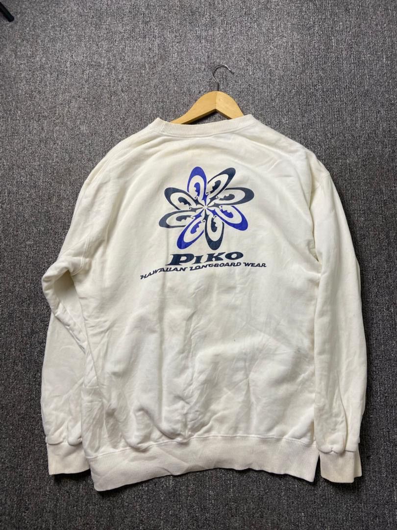 Japanese Brand Piko Hawaiian Longboard Wear Crewneck Sweatshirt (198) Size US L / EU 52-54 / 3 - 2 Thumbnail