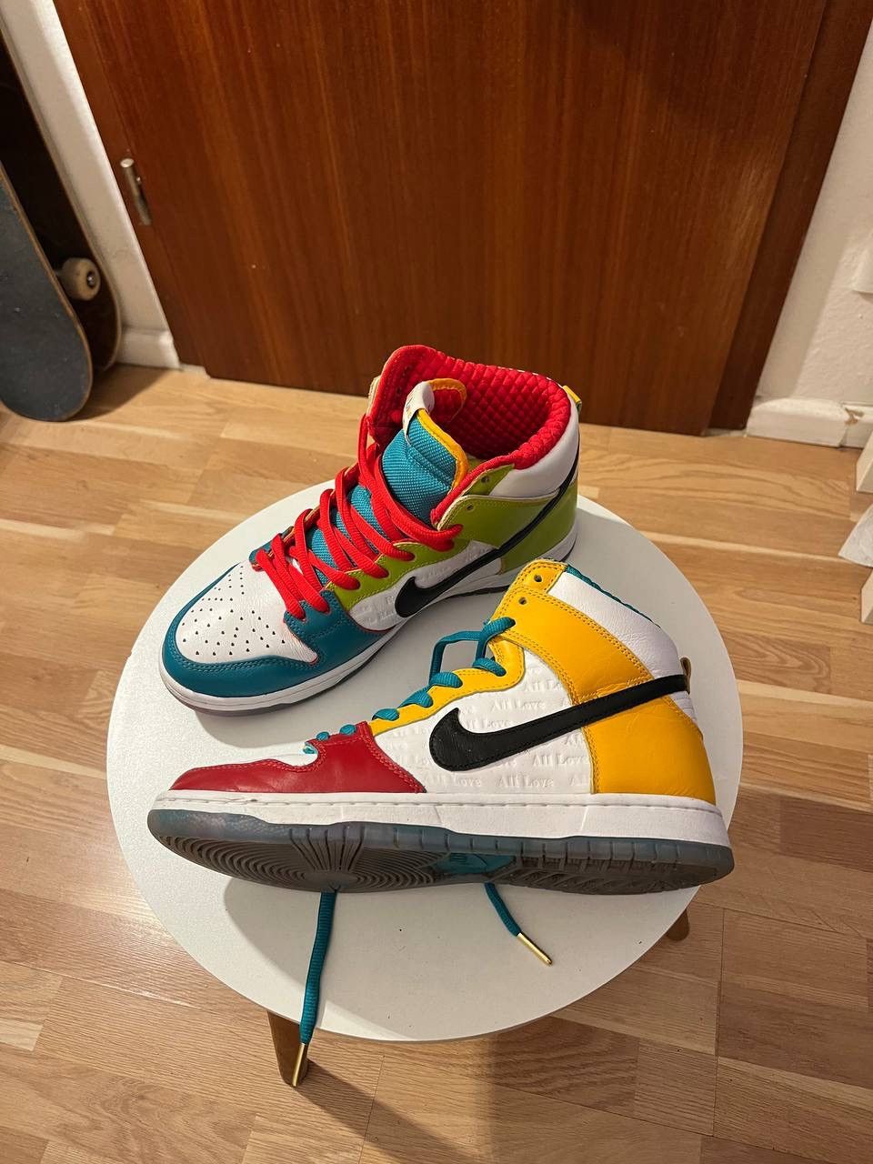 Nike SB dunk high pro froSkate All love no Hate size 44