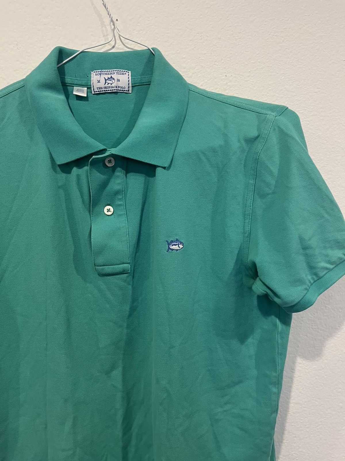 Southern Tide Southern Tide The Skipjack Polo Men’s Medium Blue Teal Size US M / EU 48-50 / 2 - 3 Thumbnail