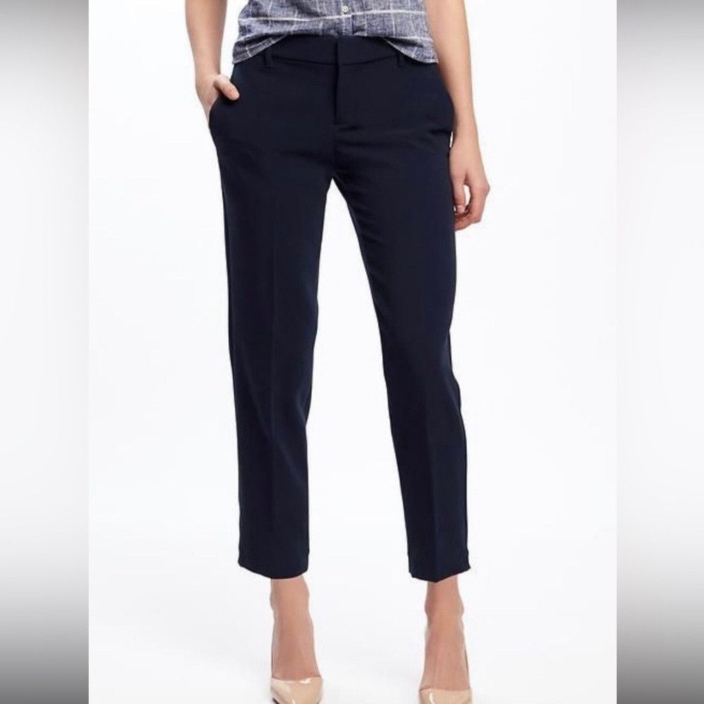 Old Navy Old Navy Harper Mid Rise Navy Blue XS X-Small 0 Petite Size 25" / US 0 / IT 36 - 1 Thumbnail