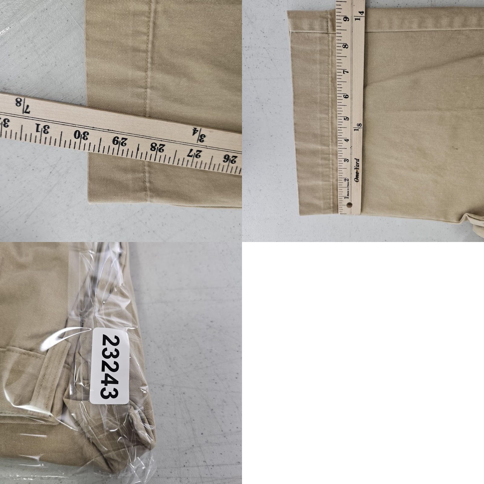 Polo Ralph Lauren Polo Ralph Lauren Pants Mens 40x30 Chino Cotton Khaki Relaxed Pleated Front Zip Pockets Vintage? Size US L / EU 52-54 / 3 - 9 Thumbnail