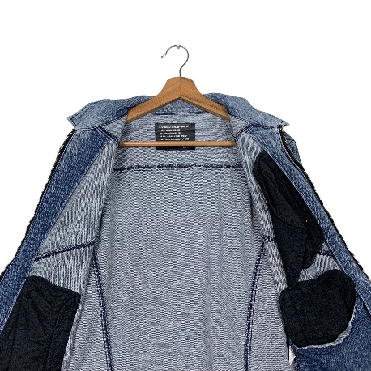 Japanese Brand GLOW KICK’S Workwear Rugged Jean Denim Jacket #2582-C117 Size US L / EU 52-54 / 3 - 12 Thumbnail