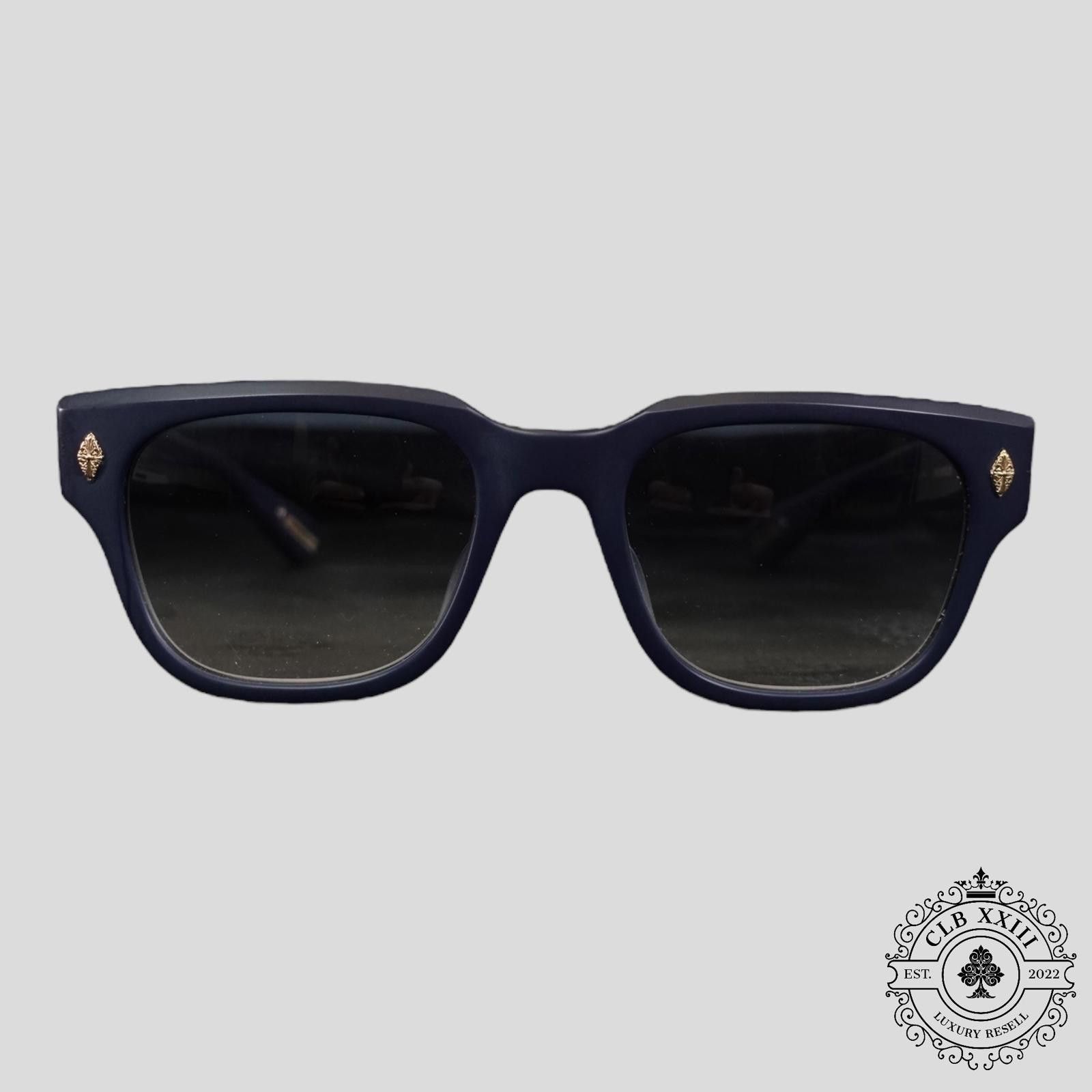 Chrome Hearts Chrome Hearts Givenhead Sunglasses in Matte Navy Size ONE SIZE - 2 Thumbnail