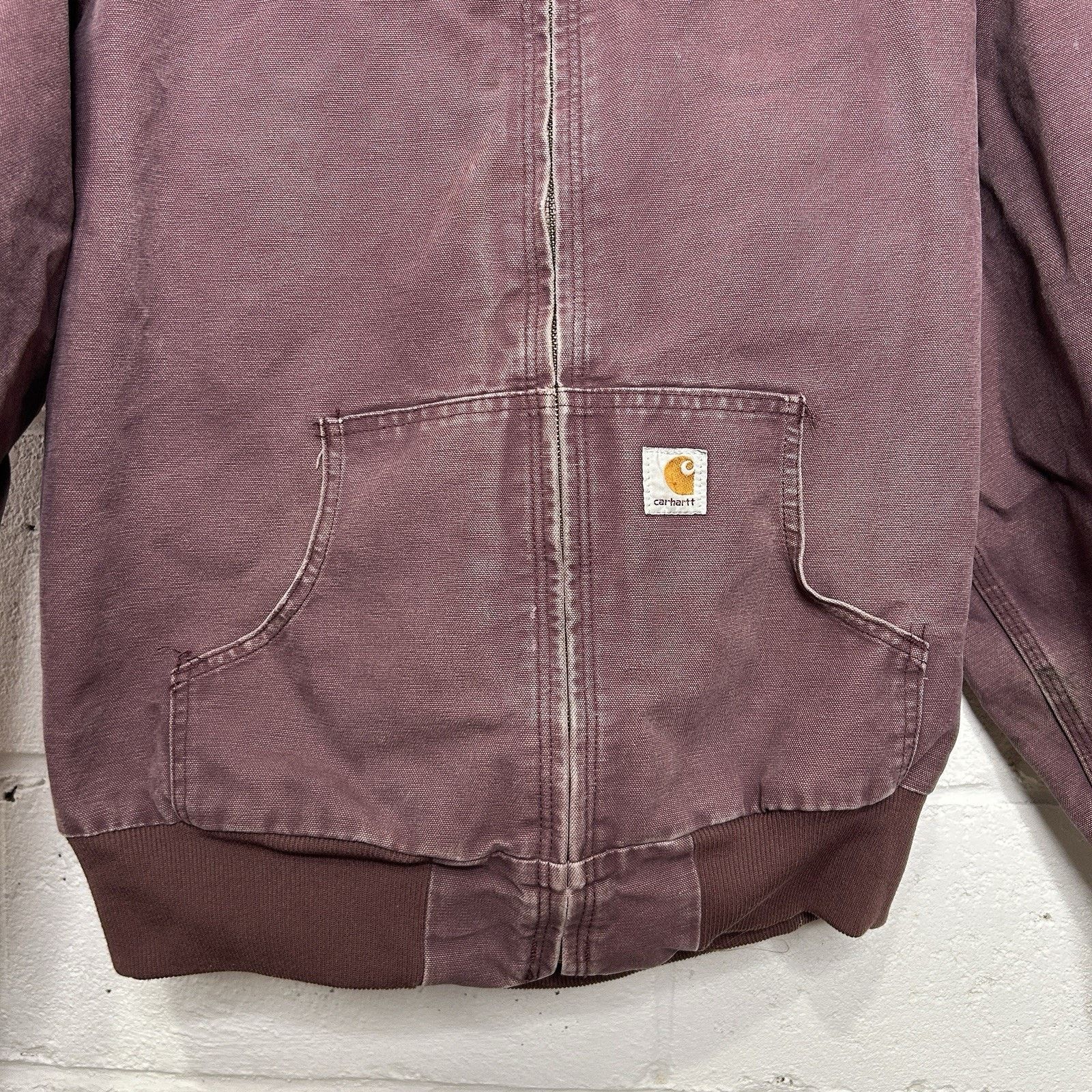 Carhartt Vintage Carhartt Quilted Active Jacket “Deep Plum” WJ130 DPM Size L / US 10 / IT 46 - 3 Thumbnail