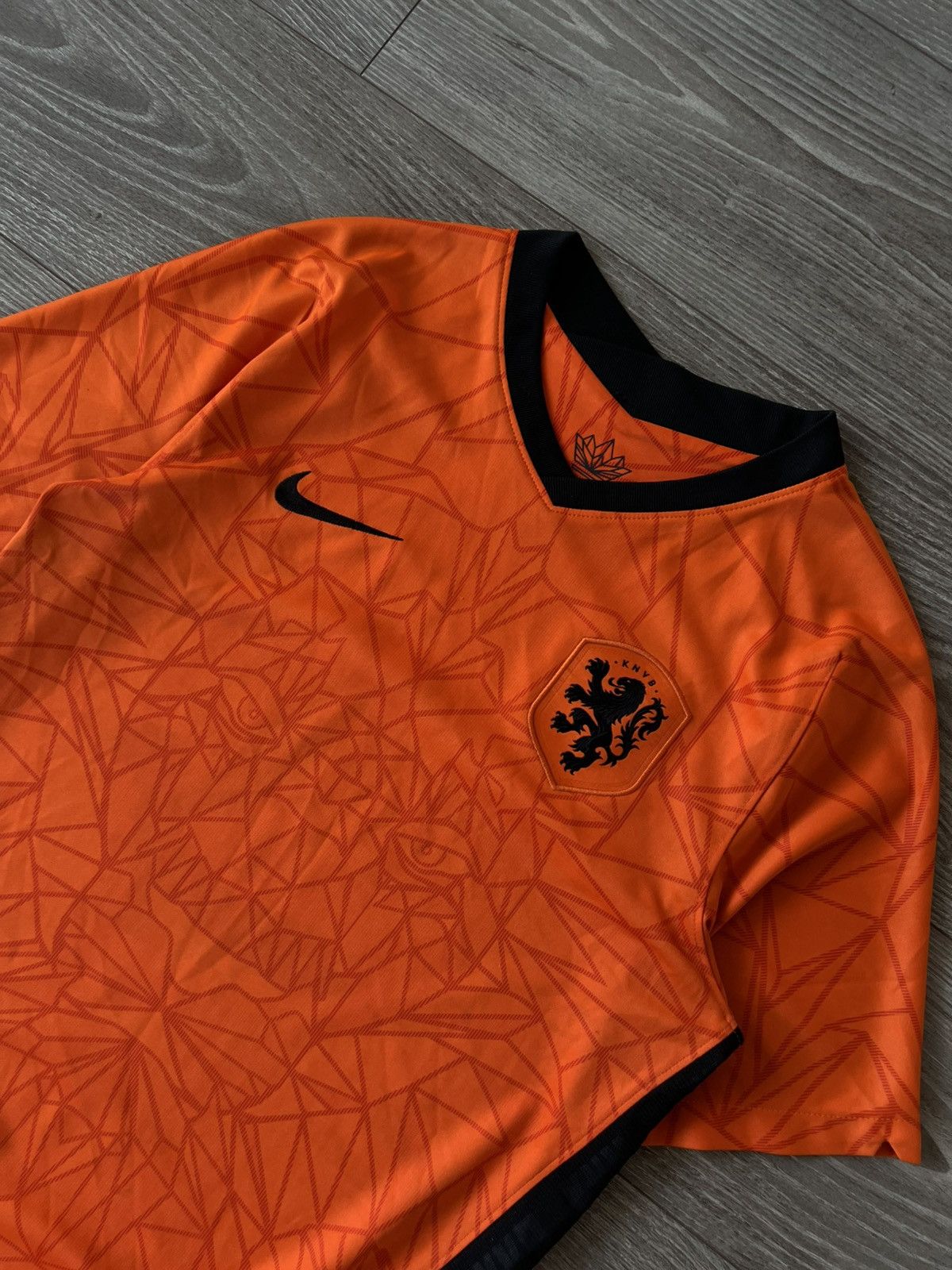 Nike Nike Netherlands KNVB Home Football Lion Jersey T-Shirt Size US S / EU 44-46 / 1 - 12 Thumbnail