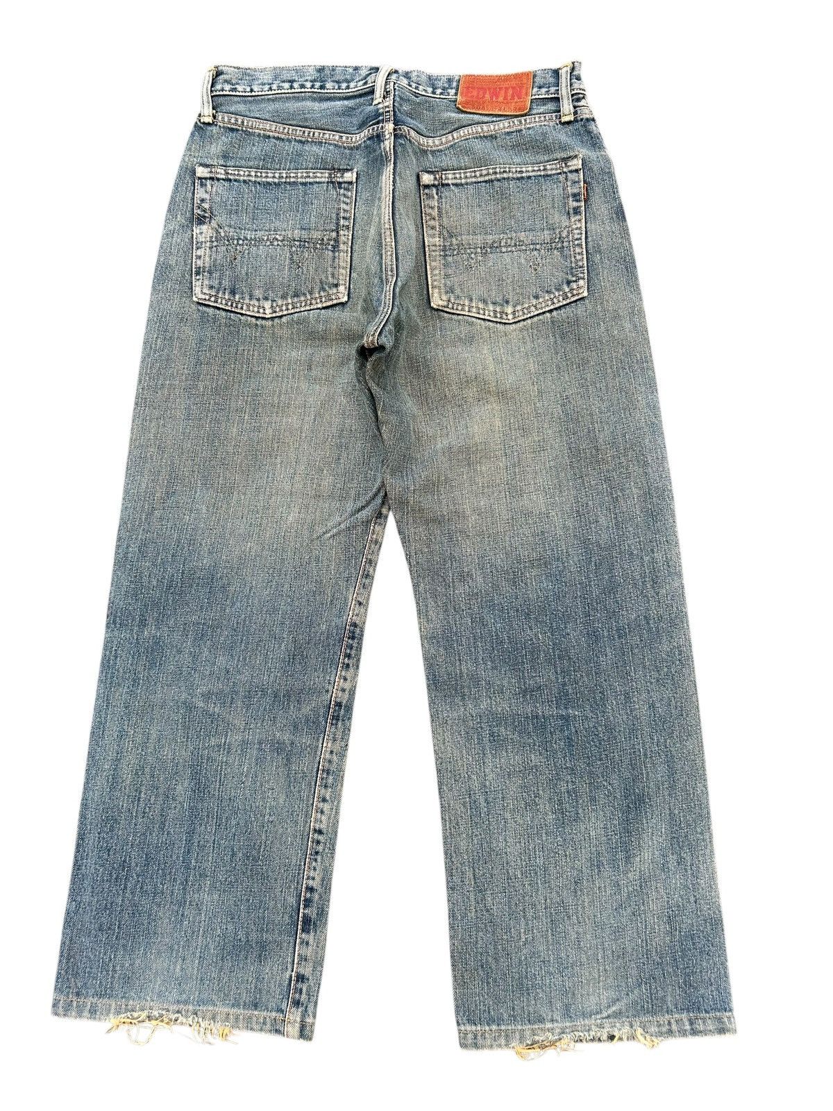 Kapital Edwin Selvedge Distressed Baggy Denim Jeans ☠️☠️ Size US 31 - 12 Thumbnail