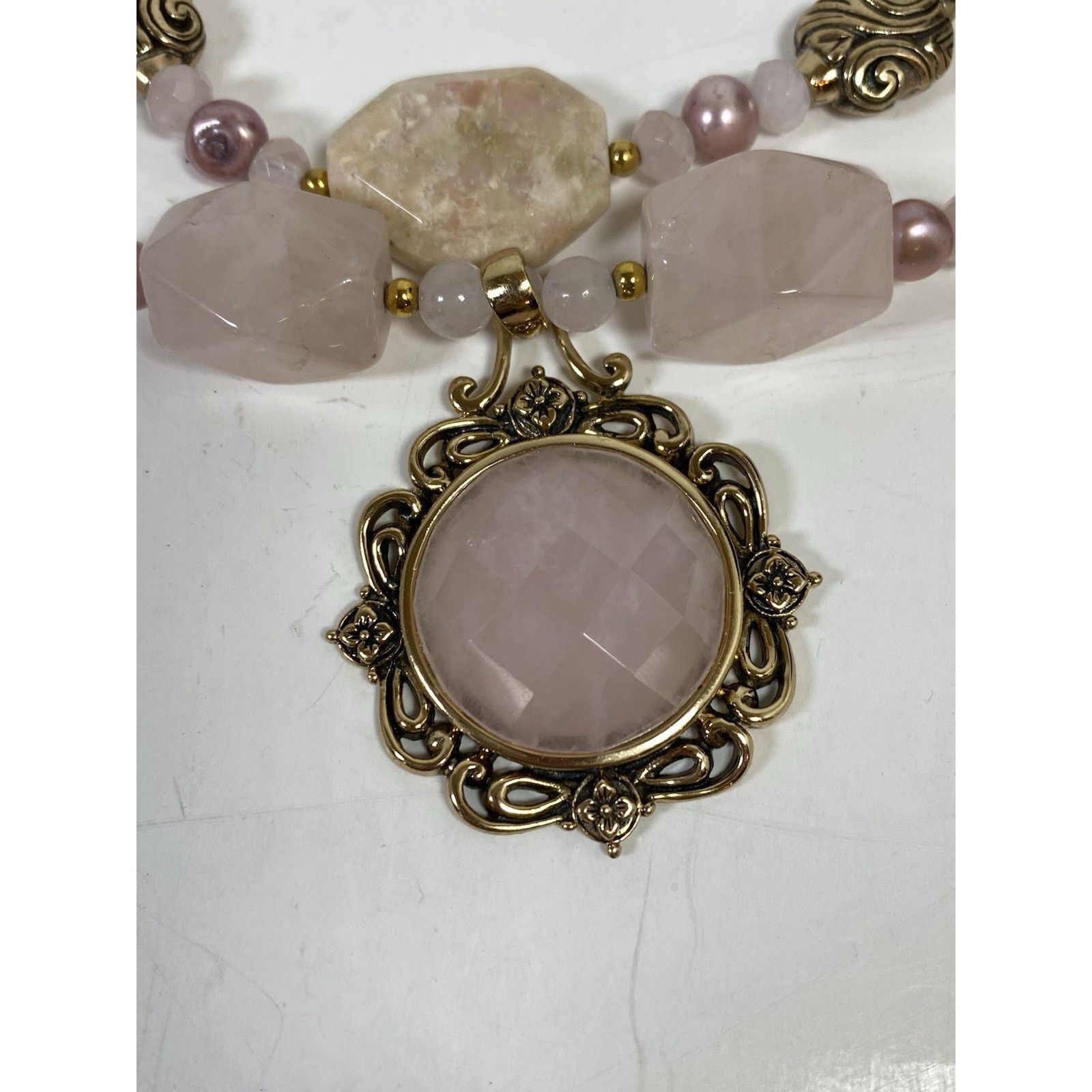 Other Barse Natural Rose Quartz Pendant Necklace Size ONE SIZE - 4 Thumbnail