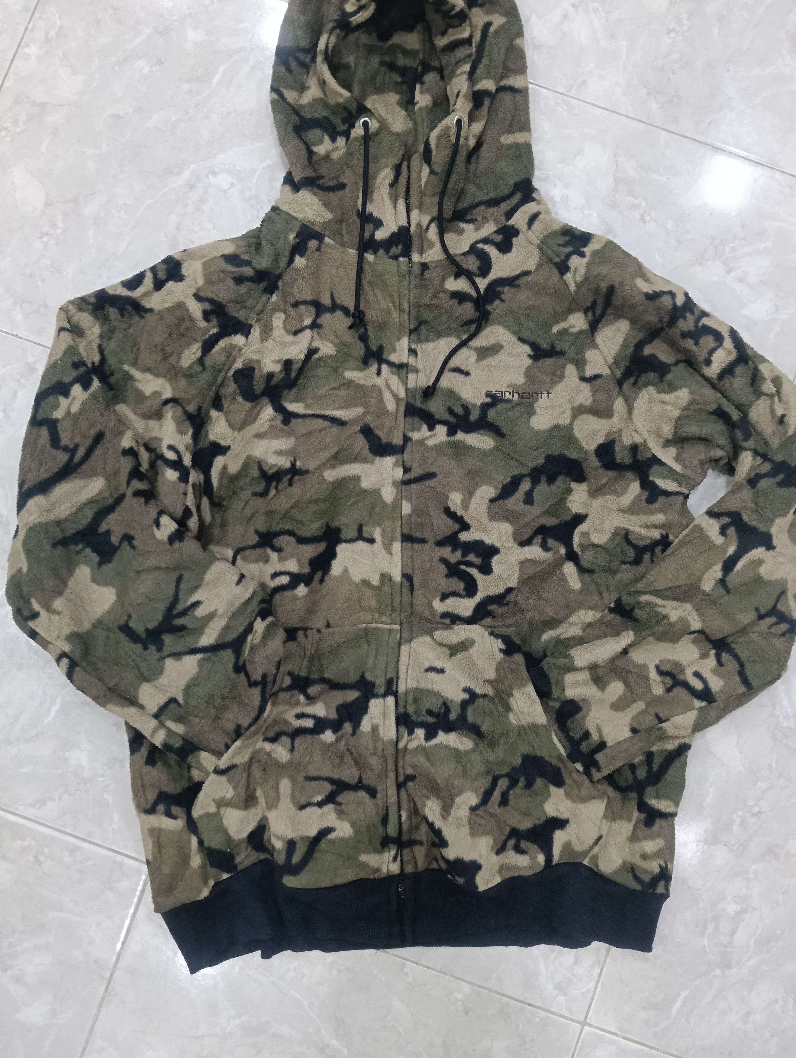 Carhartt Carhatt Camo Hooded Fleece Size US L / EU 52-54 / 3 - 2 Thumbnail