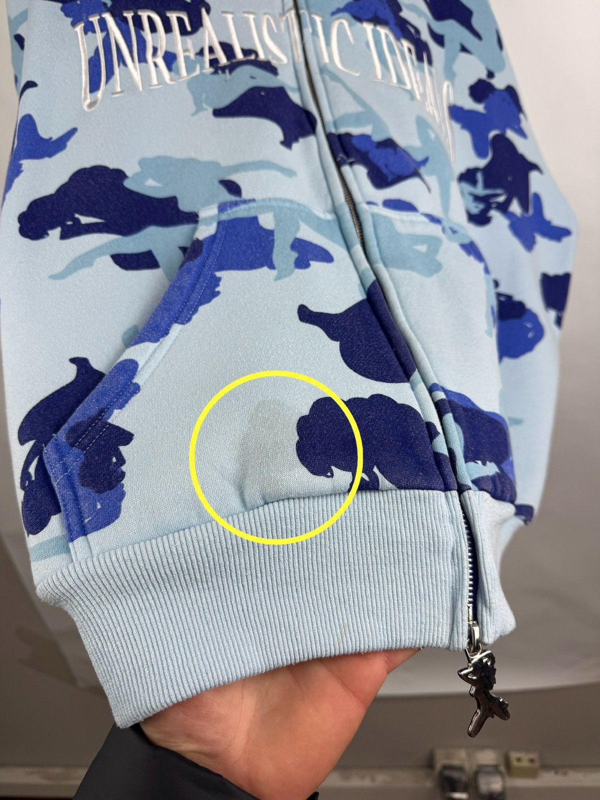 Named Collective 🇺🇸 Y2K Named Collective Sexy Girl Camo Baggy Zip Up Hoodie Size US L / EU 52-54 / 3 - 8 Thumbnail