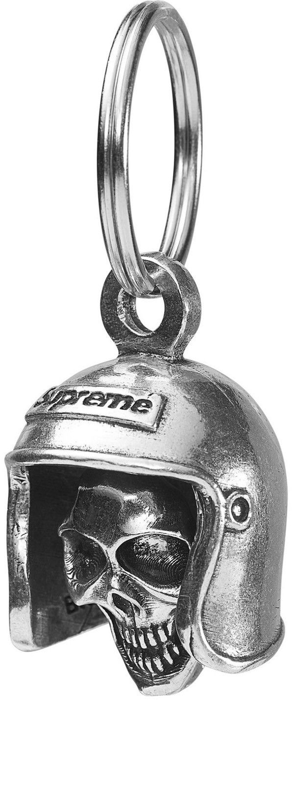 Supreme skull bell keychain