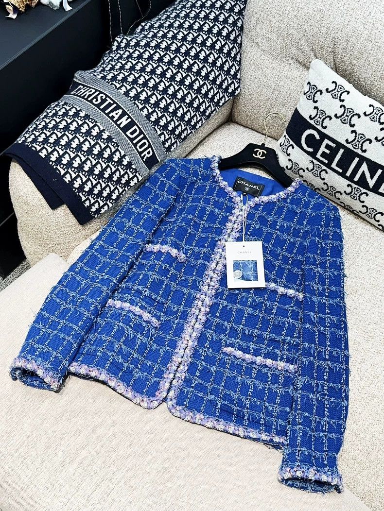 Chanel Chanel 23C early spring show blue mixed color four-pocket Size S / US 4 / IT 40 - 2 Thumbnail