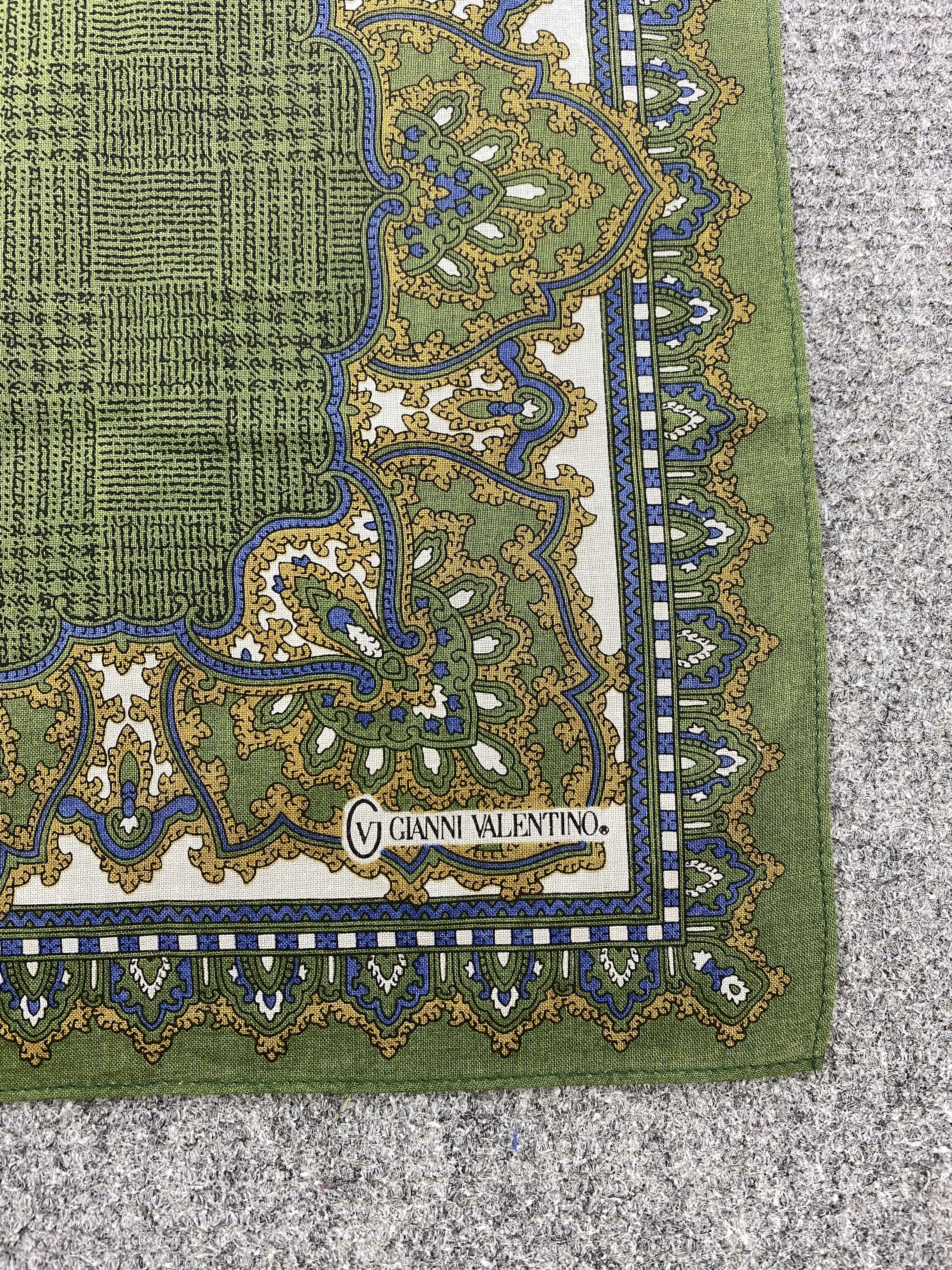 Gianni Valentino Vintage Gianni Valentino Handkerchief / Neckerchief HKC0781 Size ONE SIZE - 5 Thumbnail