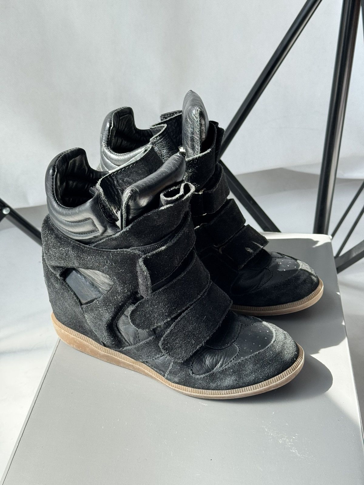 Japanese Brand Isabel Marant Style Suede Leather 'Bekett' Sneakers Size US 8 / IT 38 - 1 Thumbnail