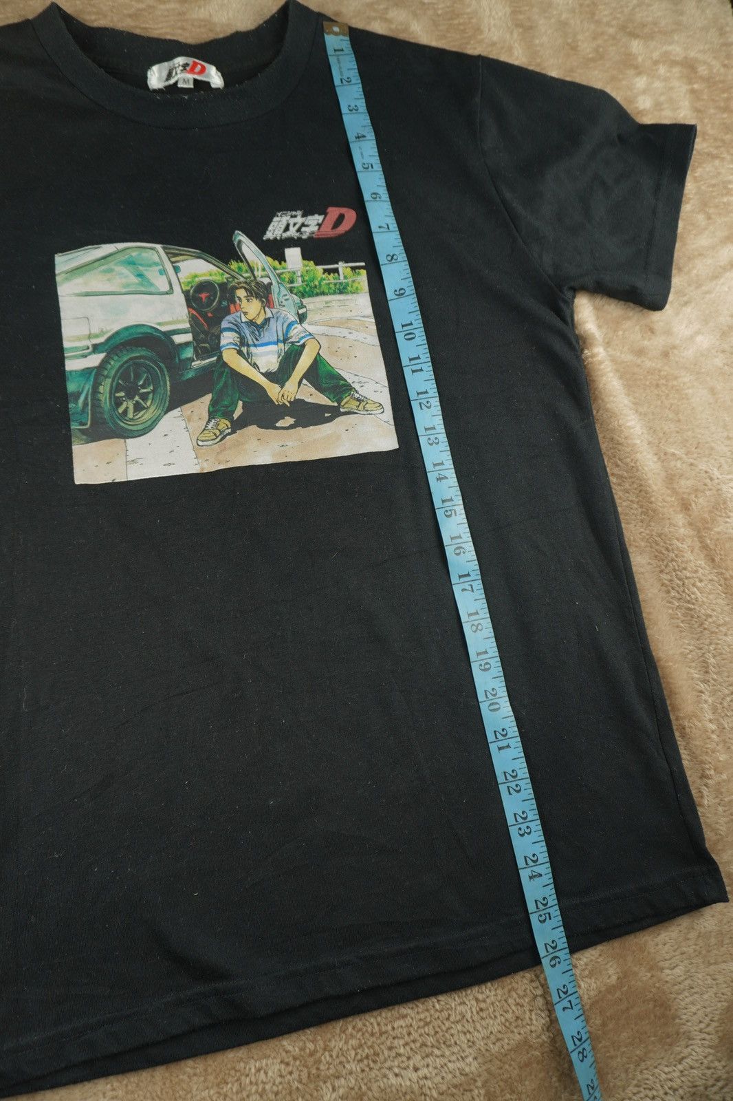 Cartoon Network Initial D Men T-shirt Black Toyota AE86 Takumi Fujiwara Japa Size US M / EU 48-50 / 2 - 8 Thumbnail