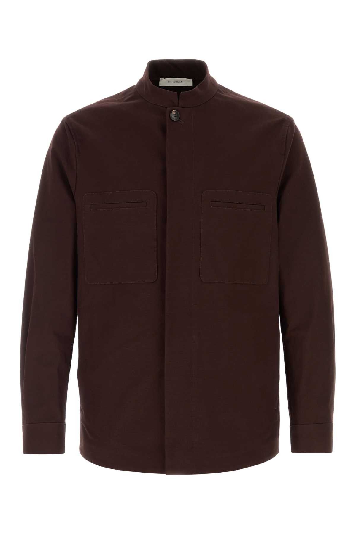 Umit Benan Brown Stretch Cotton Bruce Jacket Size US L / EU 52-54 / 3 - 1 Thumbnail