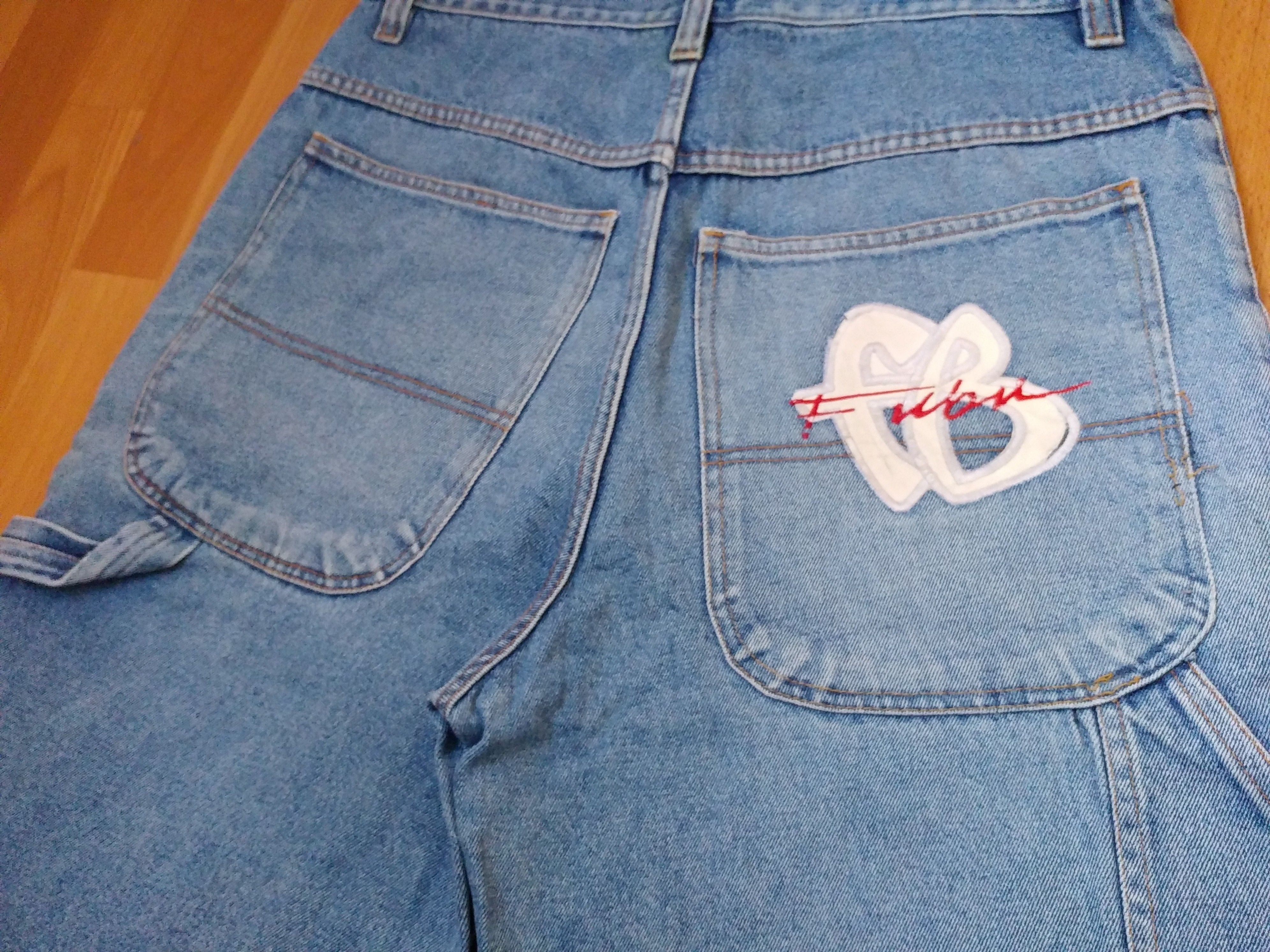 Fubu FUBU jeans shorts, old school vintage baggy, hip hop size 36 Size US 36 / EU 52 - 7 Thumbnail