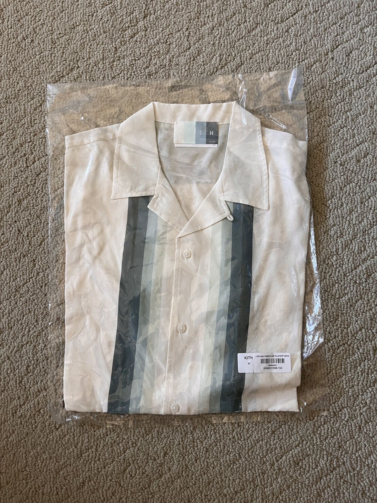 Kith Kith Cupro Linen Thompson Camp Collar Shirt | Grailed