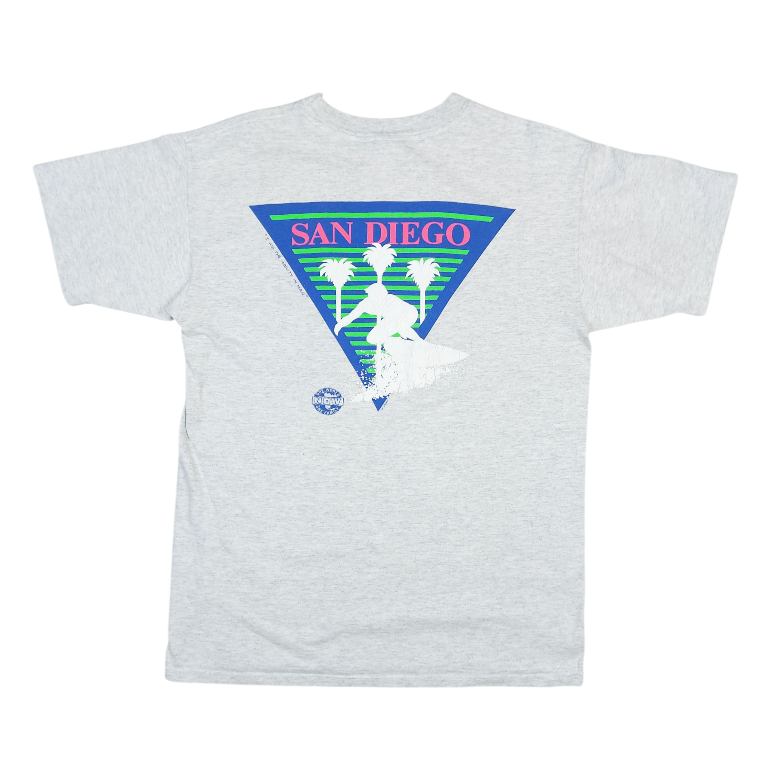 Other Vintage 80s San Diego Surf ONE WORLD NOW ONE FAMILY TEE Size US L / EU 52-54 / 3 - 3 Thumbnail
