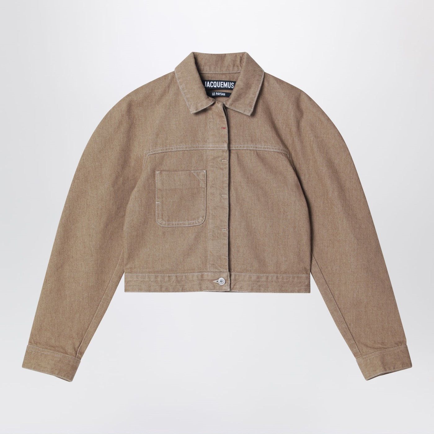 Jacquemus Jacquemus Beige Ovalo Cargo Jacket Size S / US 4 / IT 40 - 1 Thumbnail