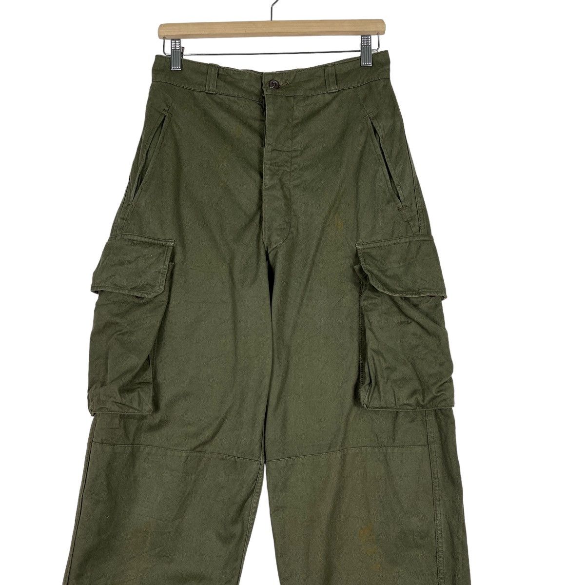 Vintage 🔥 VINTAGE MILITARY CARGO HBT PANTS Size US 30 / EU 46 - 5 Thumbnail
