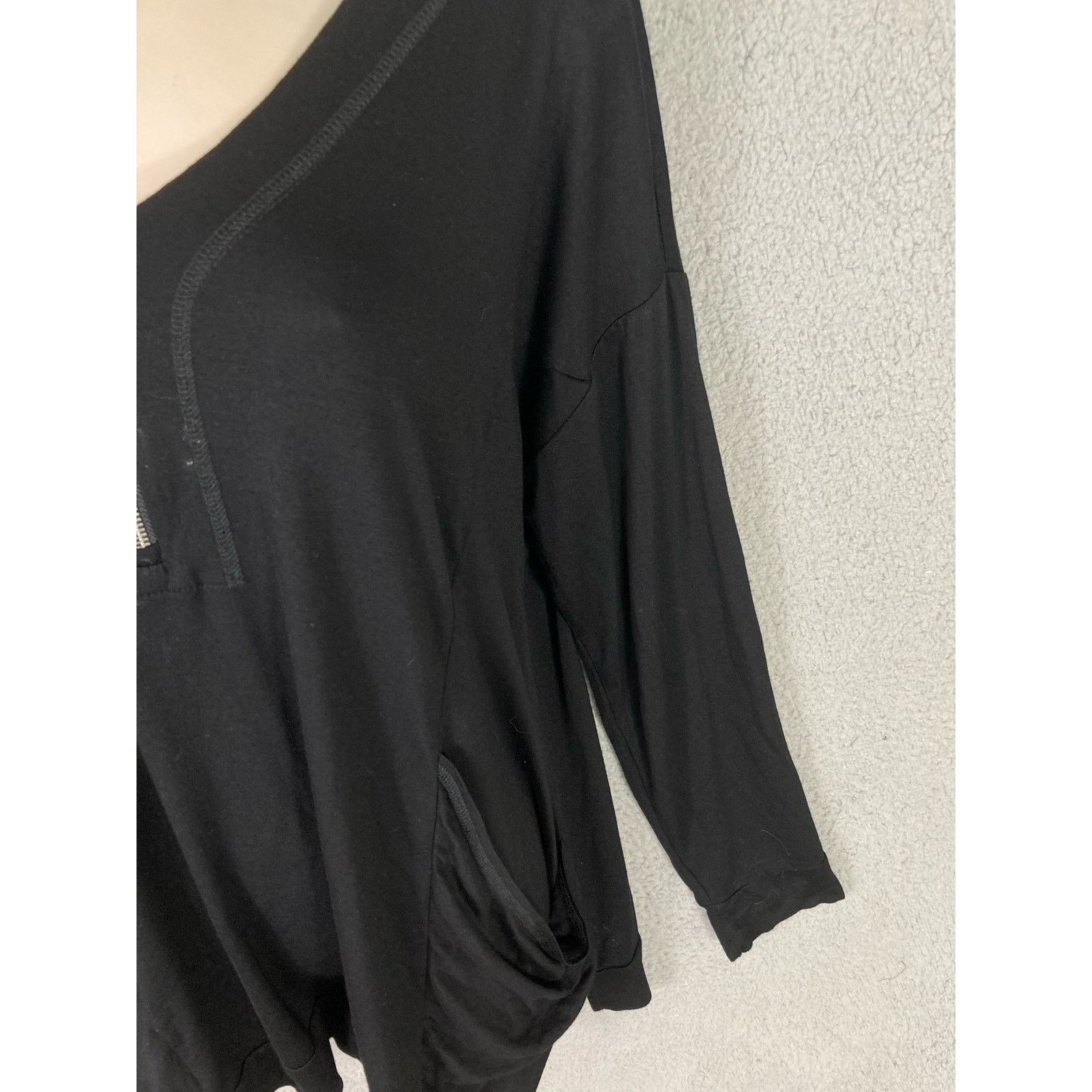 Other Cable & Gauge Black Blouse Viscose Spandex L Size L / US 10 / IT 46 - 9 Thumbnail