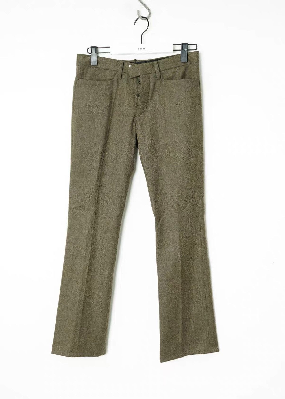 Iroquois Japan Iroquois Single Pleat Wool Blend Suit Pants Size US 32 / EU 48 - 1 Thumbnail