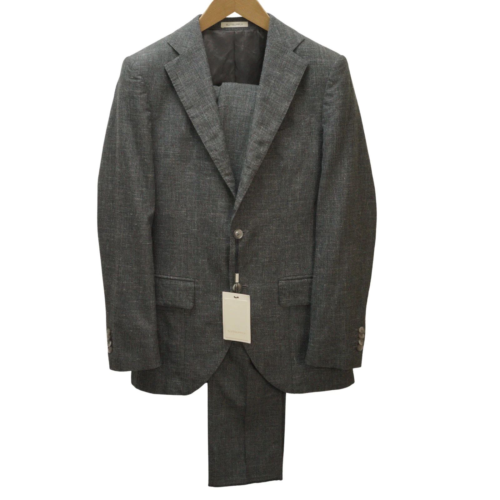 Suitsupply Men Suitsupply Suit Lazio Single Breasted HL Wool Silk US34 Size 34R - 1 Thumbnail