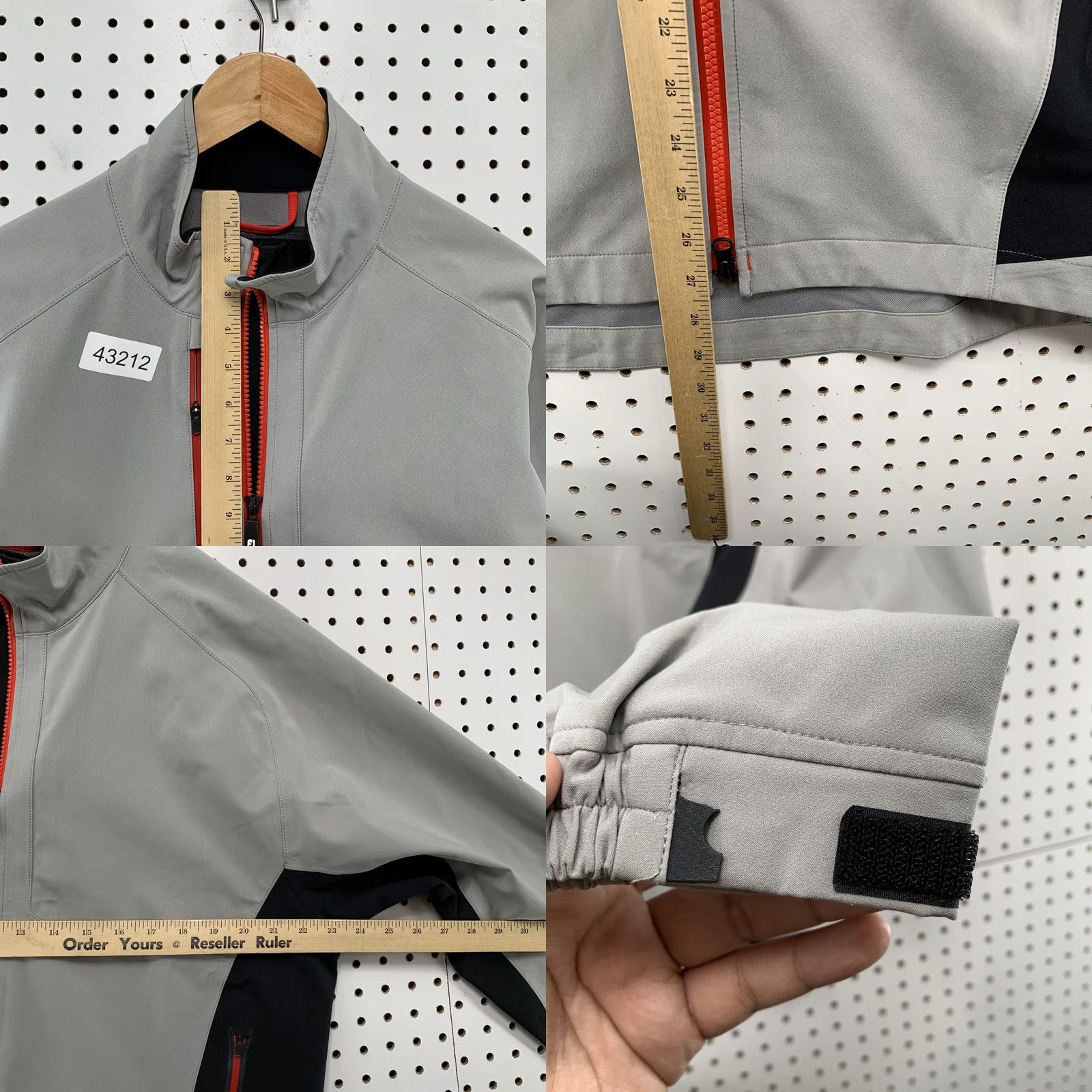 Footjoy DryJoys Footjoy FJ TOUR XP Rain Jacket Mens Medium Windbreaker Gray Size US M / EU 48-50 / 2 - 8 Thumbnail