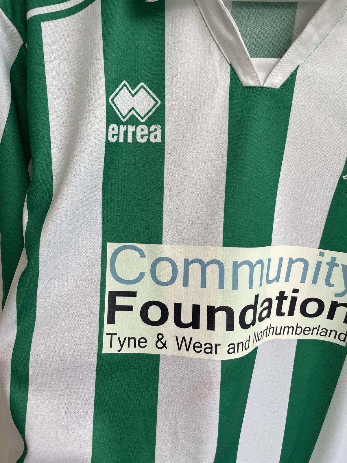 Errea Blyth Spartans AFC Callum #10 Football Soccer Jersey Shirt Size US M / EU 48-50 / 2 - 14 Thumbnail
