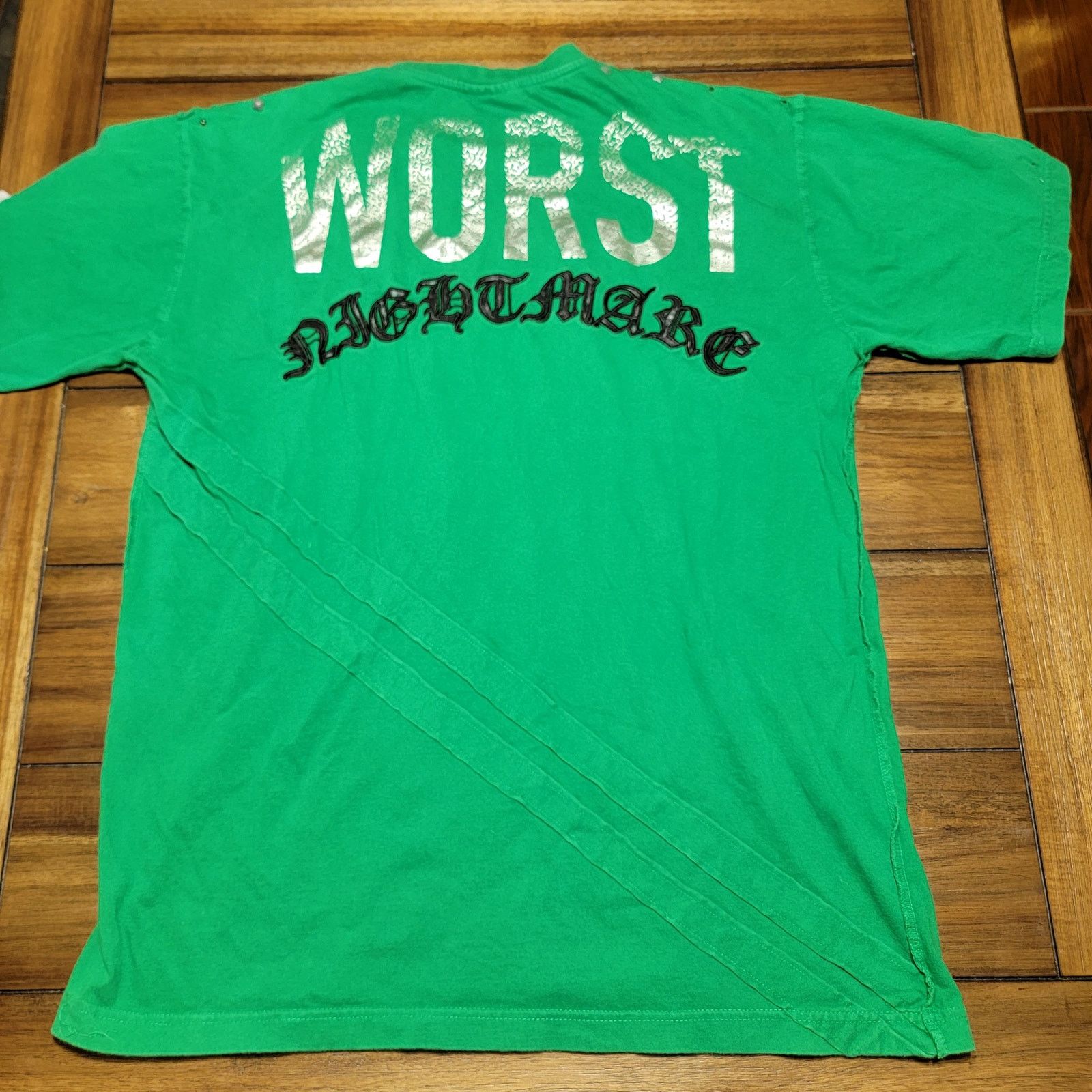 Other Blac Label Green Unisex Punk Tee "Worst Nightmare" -Size 2X* Size US XXL / EU 58 / 5 - 3 Thumbnail
