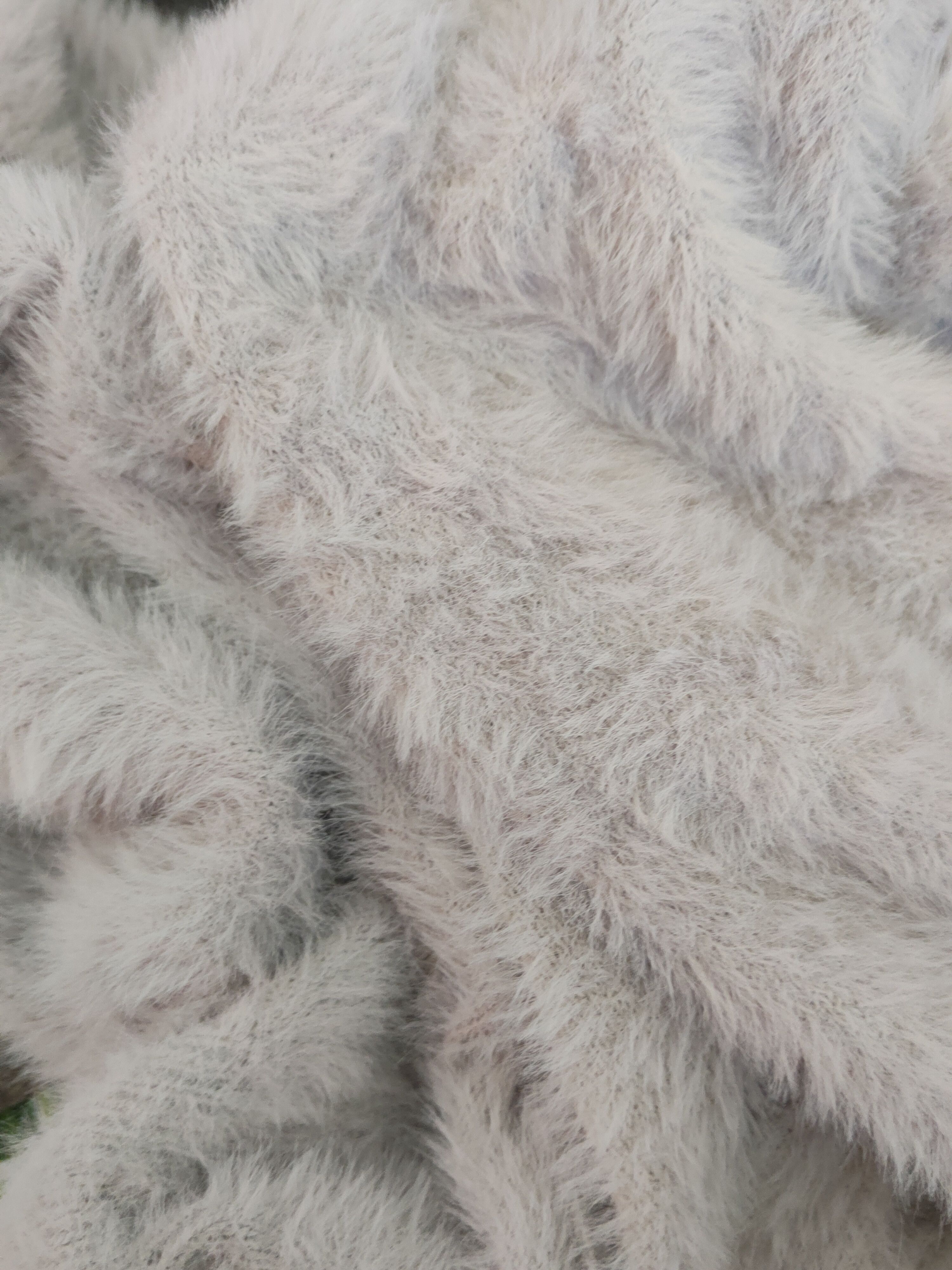 Japanese Brand Vis Light Gray Shag Shaggy Fur Mohair Crop Tops #S1685 Size M / US 6-8 / IT 42-44 - 10 Thumbnail