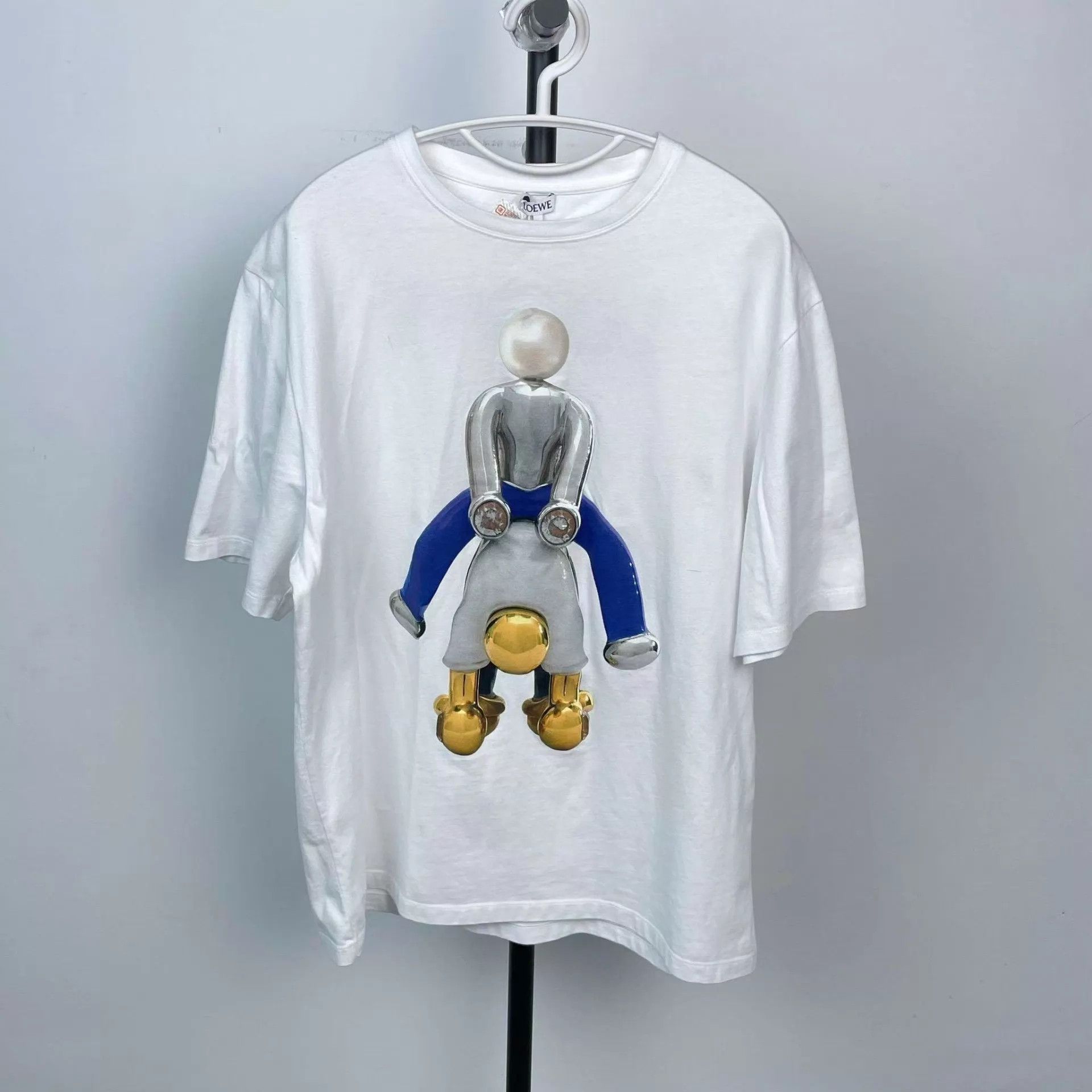 Loewe Loewe cotton print short sleeve white XS tee Size US XS / EU 42 / 0 - 1 Thumbnail