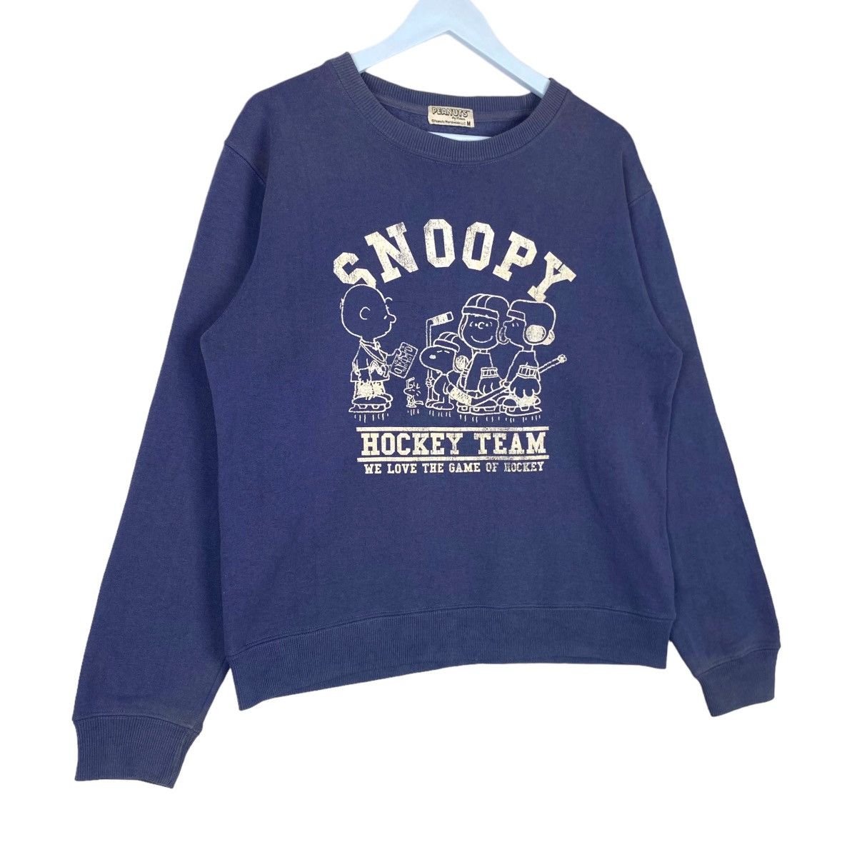 Peanuts × Vintage Vintage Snoopy Hockey Team Printed Crewneck Sweatshirt Blue Size US S / EU 44-46 / 1 - 3 Thumbnail