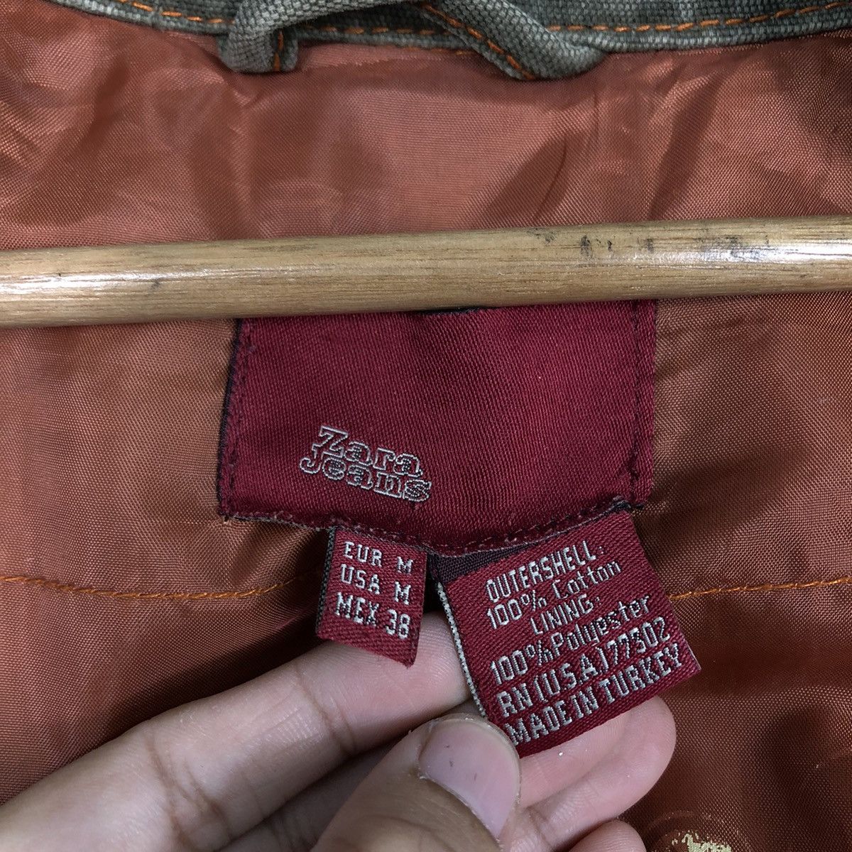 Zara 📌Vintage Cropped Biker Jacket Zara Jeans Multi Pocket Cargo Size US M / EU 48-50 / 2 - 19 Thumbnail