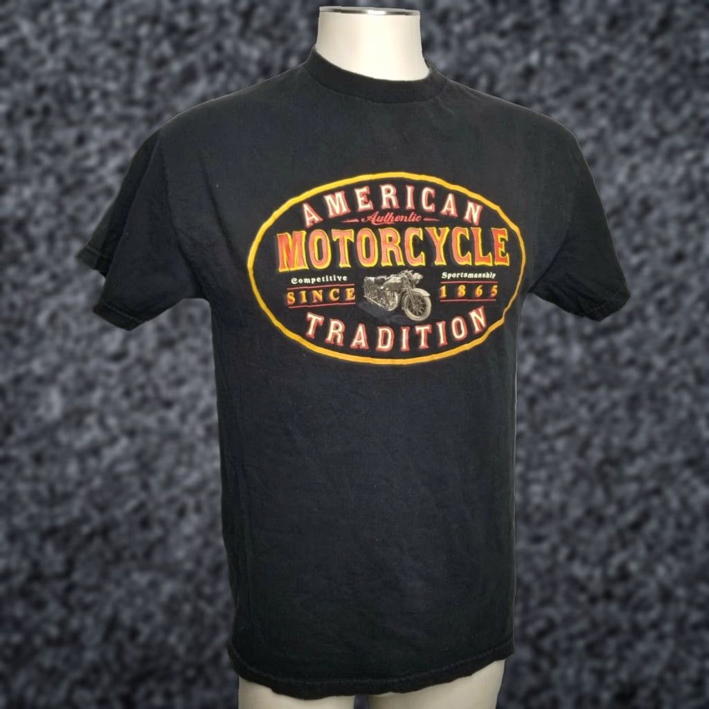 Vintage VINTAGE Tennessee River Graphic Tee Mens M 90s Biker Motorcycle Tradition Black Cotton T Shirt Size US M / EU 48-50 / 2 - 1 Thumbnail